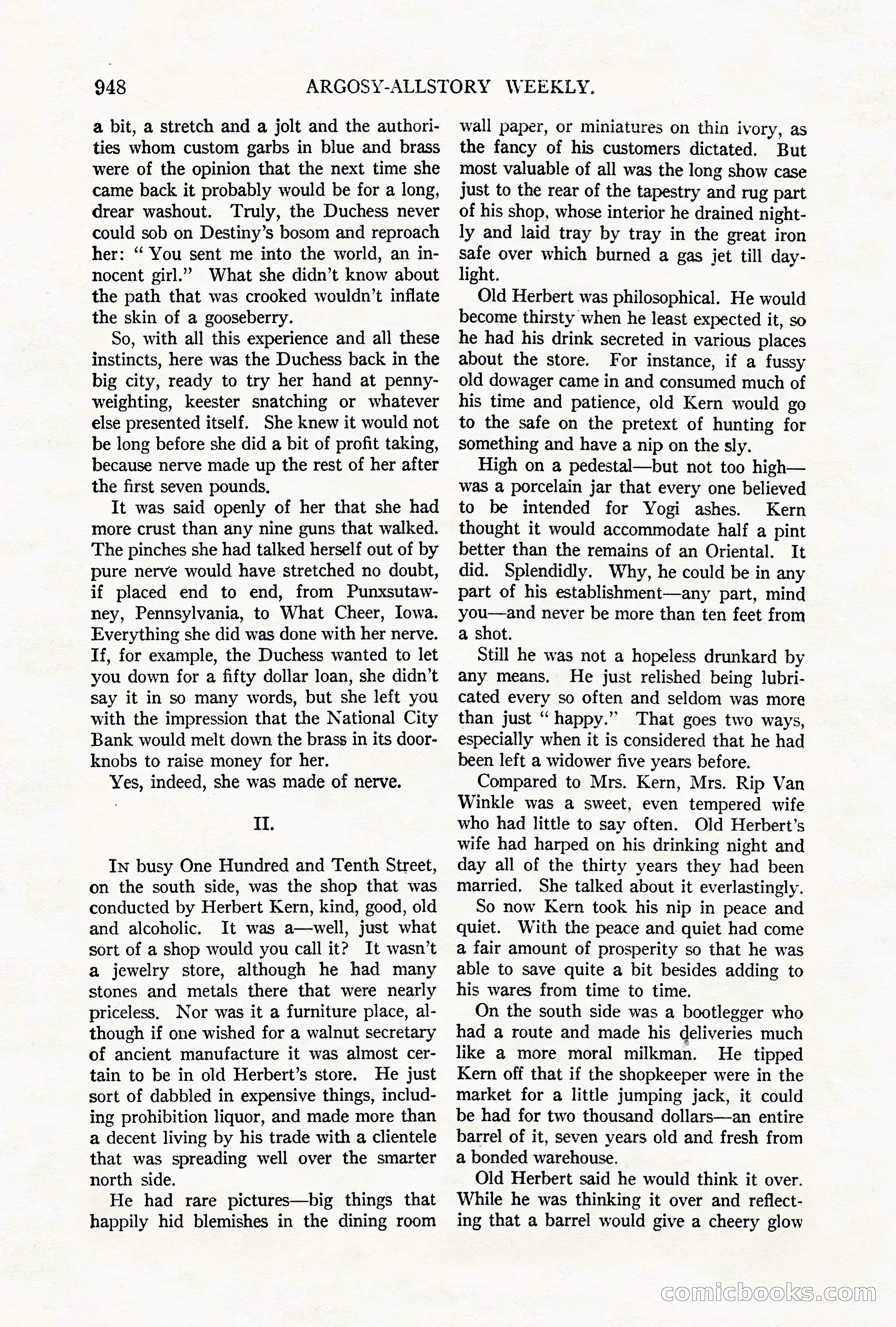 Argosy All-Story Weekly, October 6, 1923 — page 166 of 196