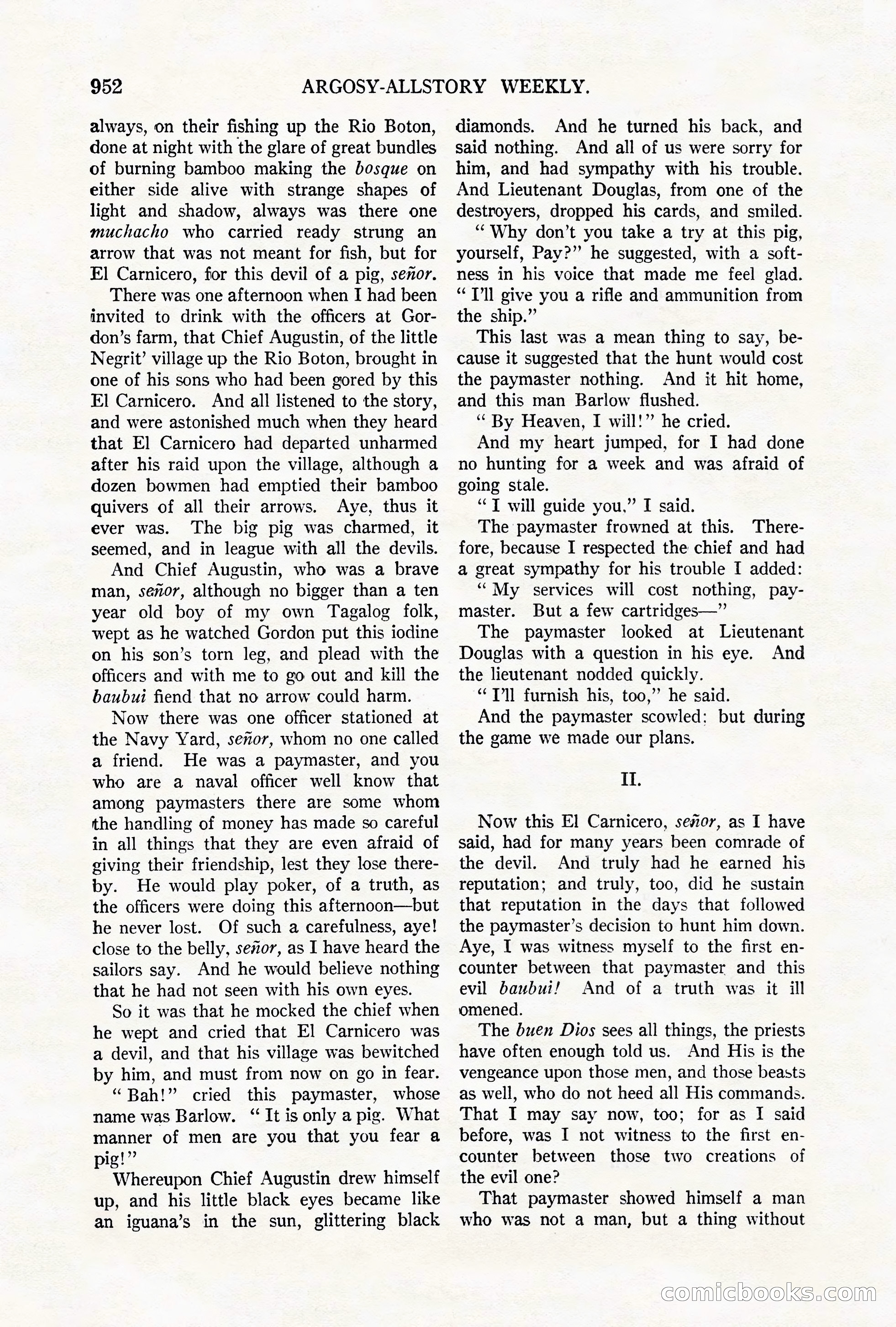 Argosy All-Story Weekly, October 6, 1923 — page 170 of 196
