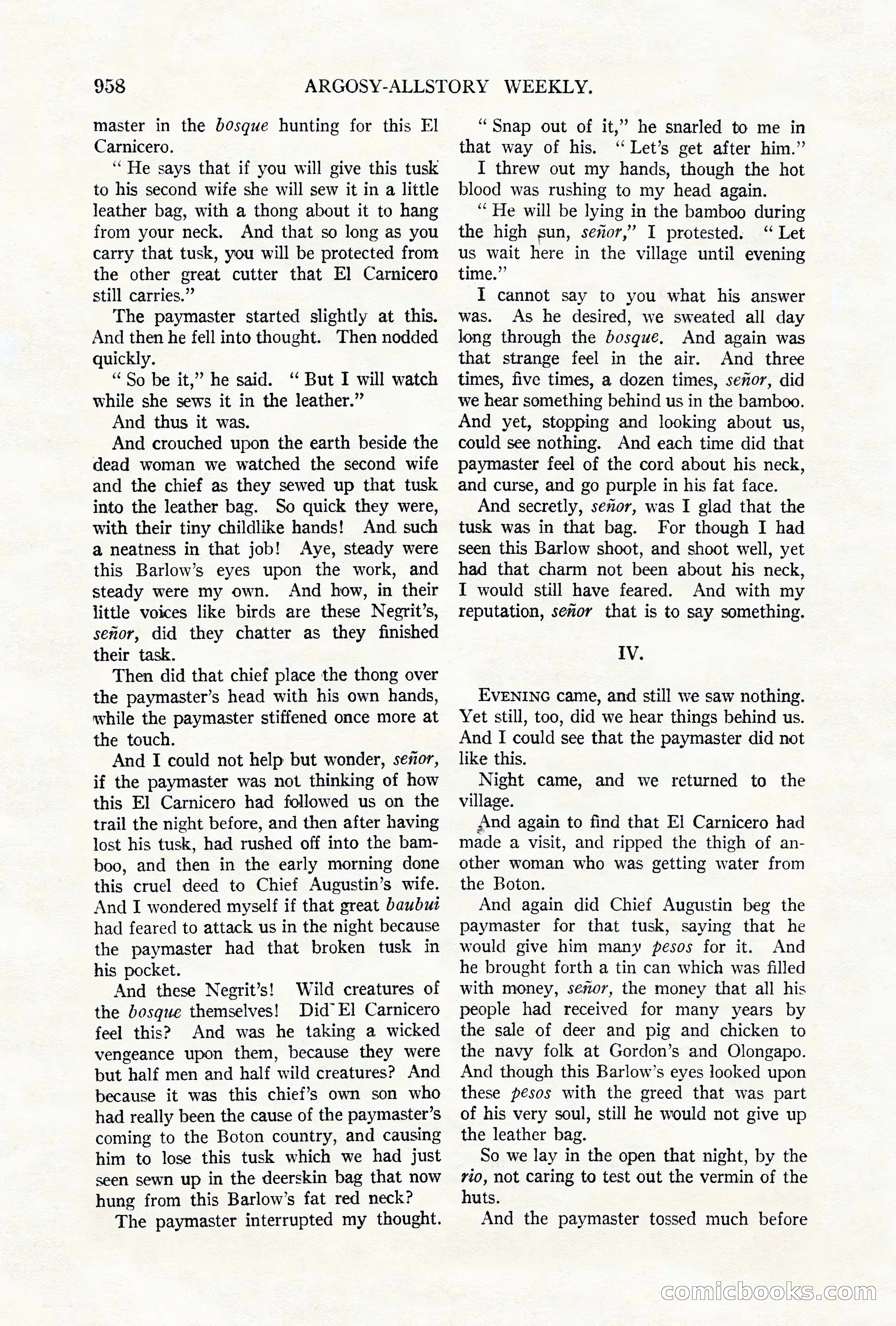 Argosy All-Story Weekly, October 6, 1923 — page 176 of 196
