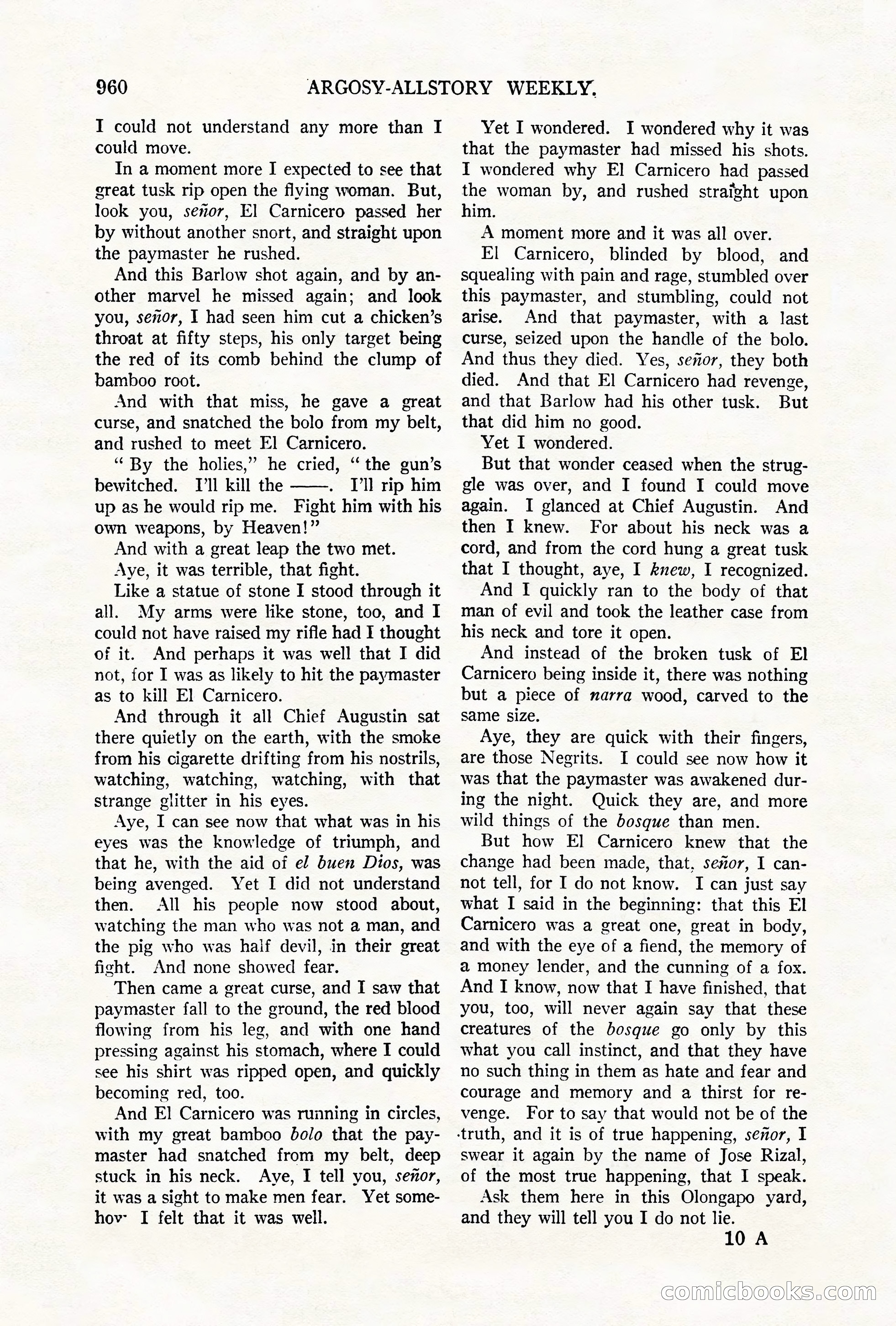 Argosy All-Story Weekly, October 6, 1923 — page 178 of 196