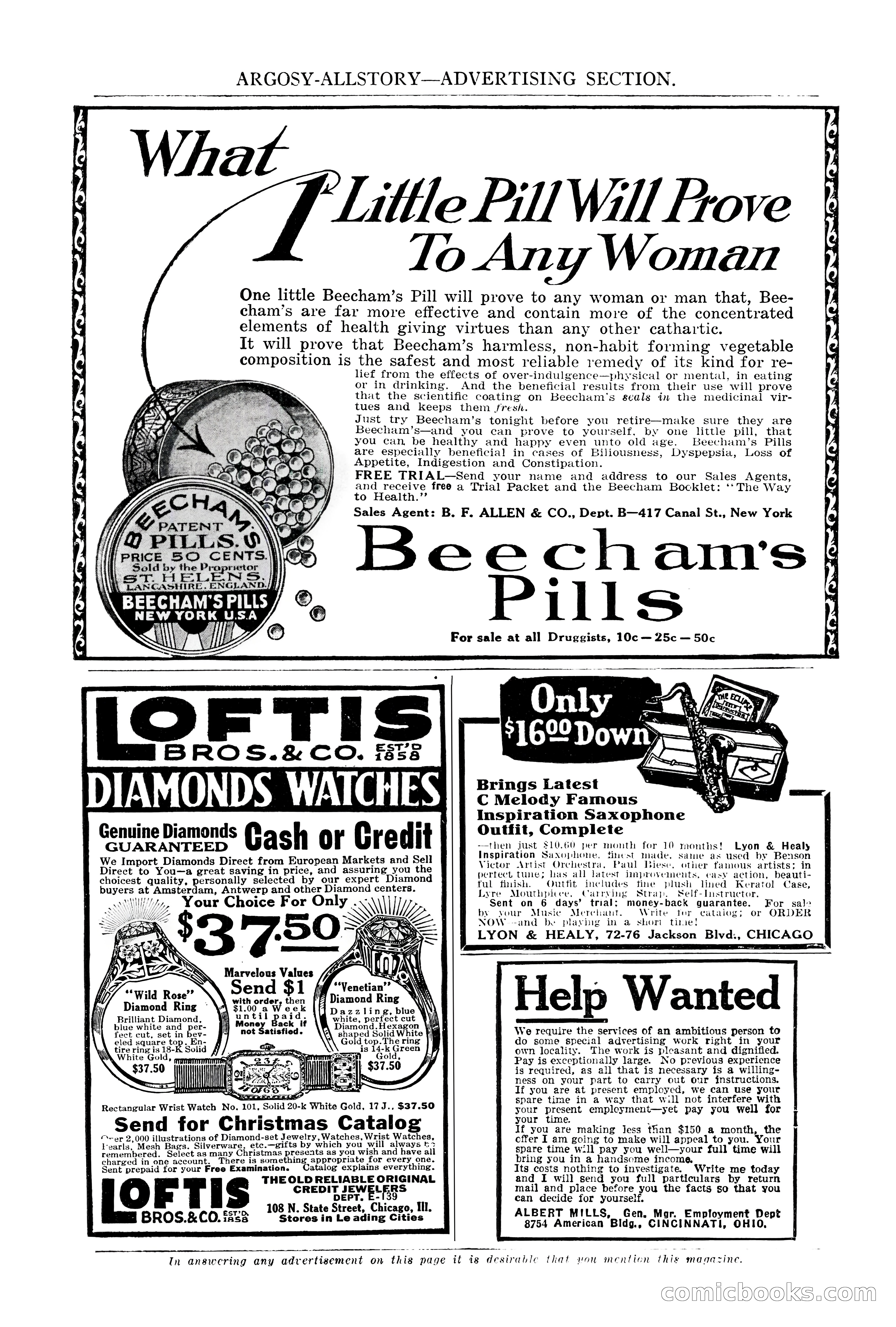 Argosy All-Story Weekly, October 6, 1923 — page 180 of 196