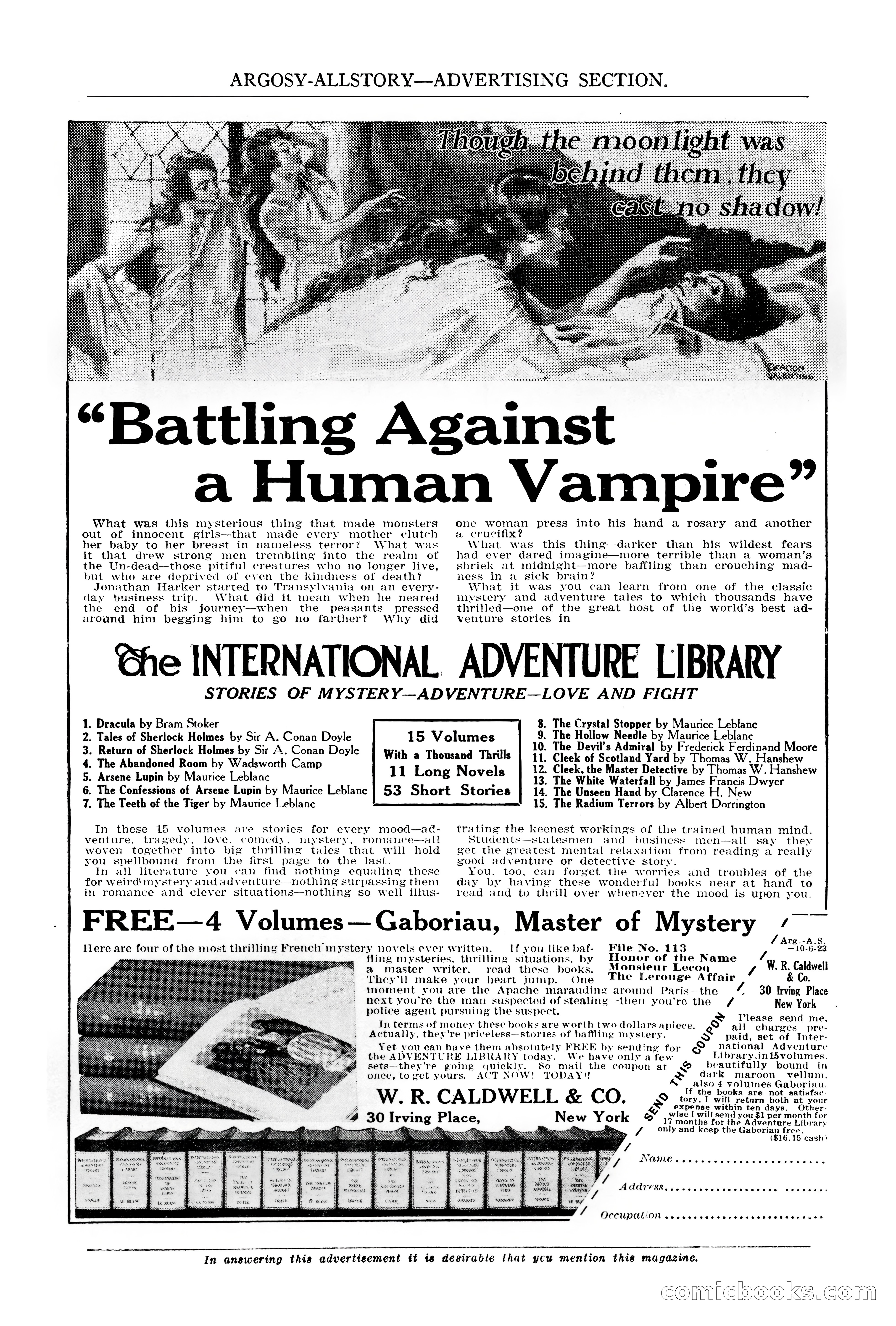 Argosy All-Story Weekly, October 6, 1923 — page 183 of 196