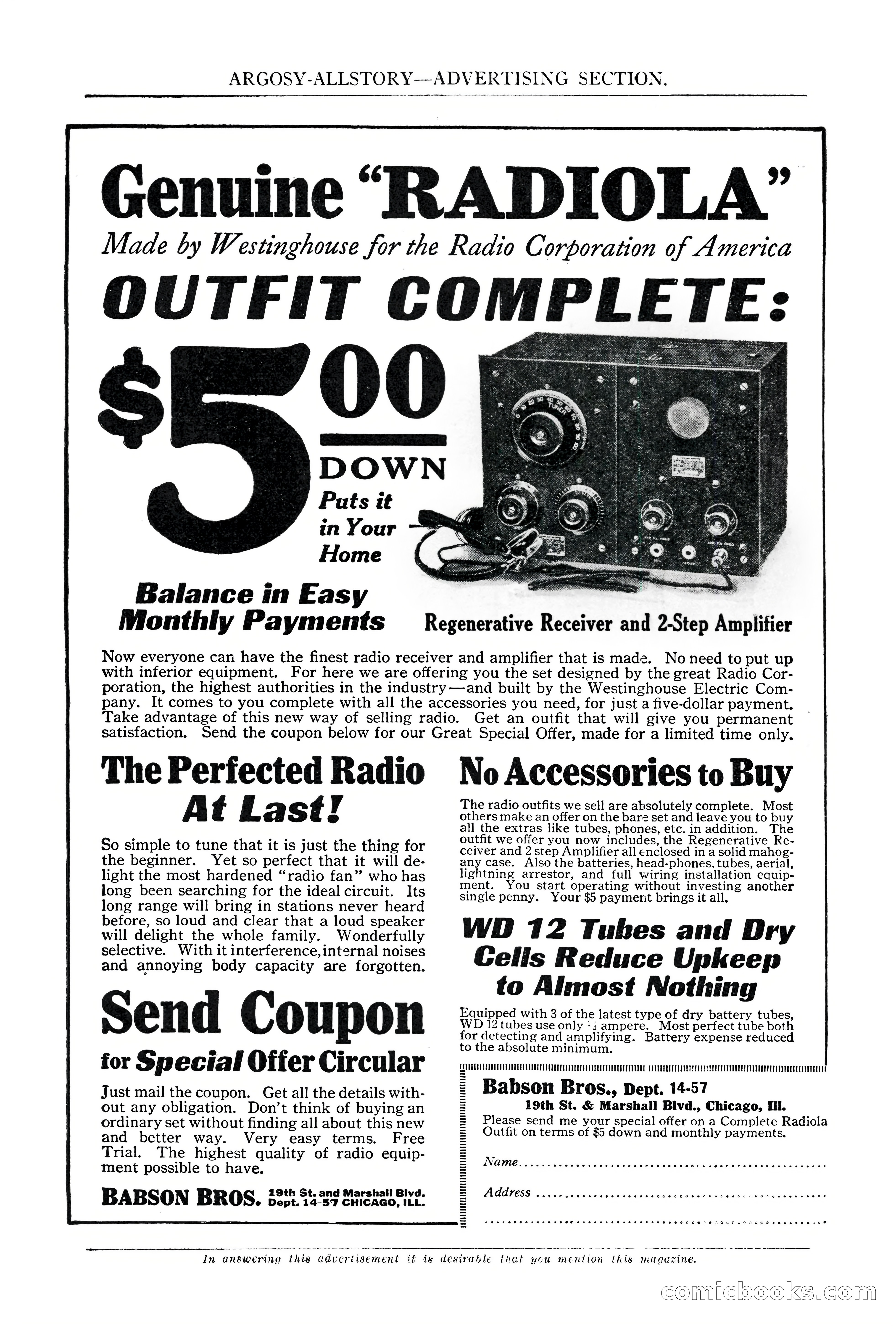 Argosy All-Story Weekly, October 6, 1923 — page 185 of 196