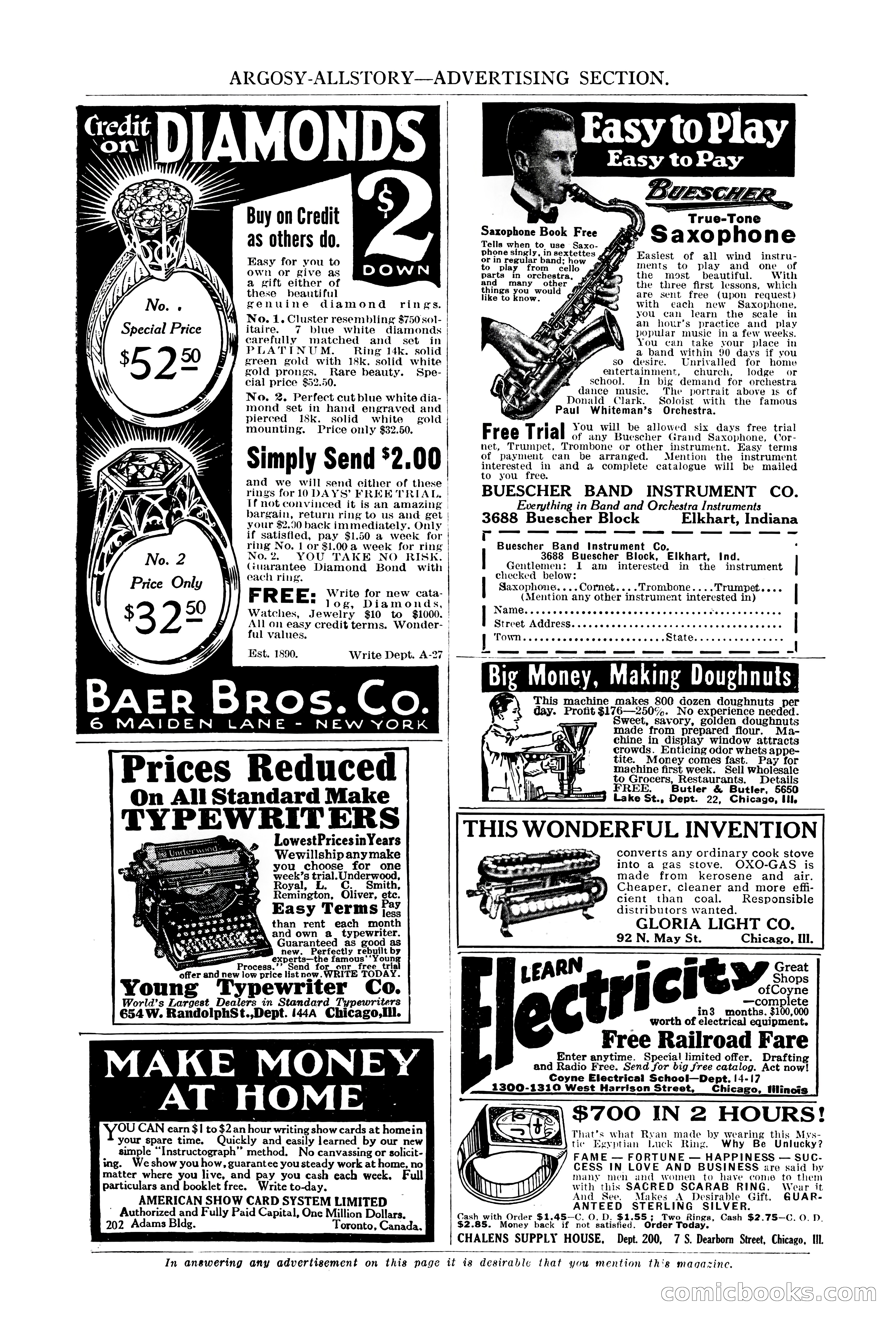 Argosy All-Story Weekly, October 6, 1923 — page 186 of 196