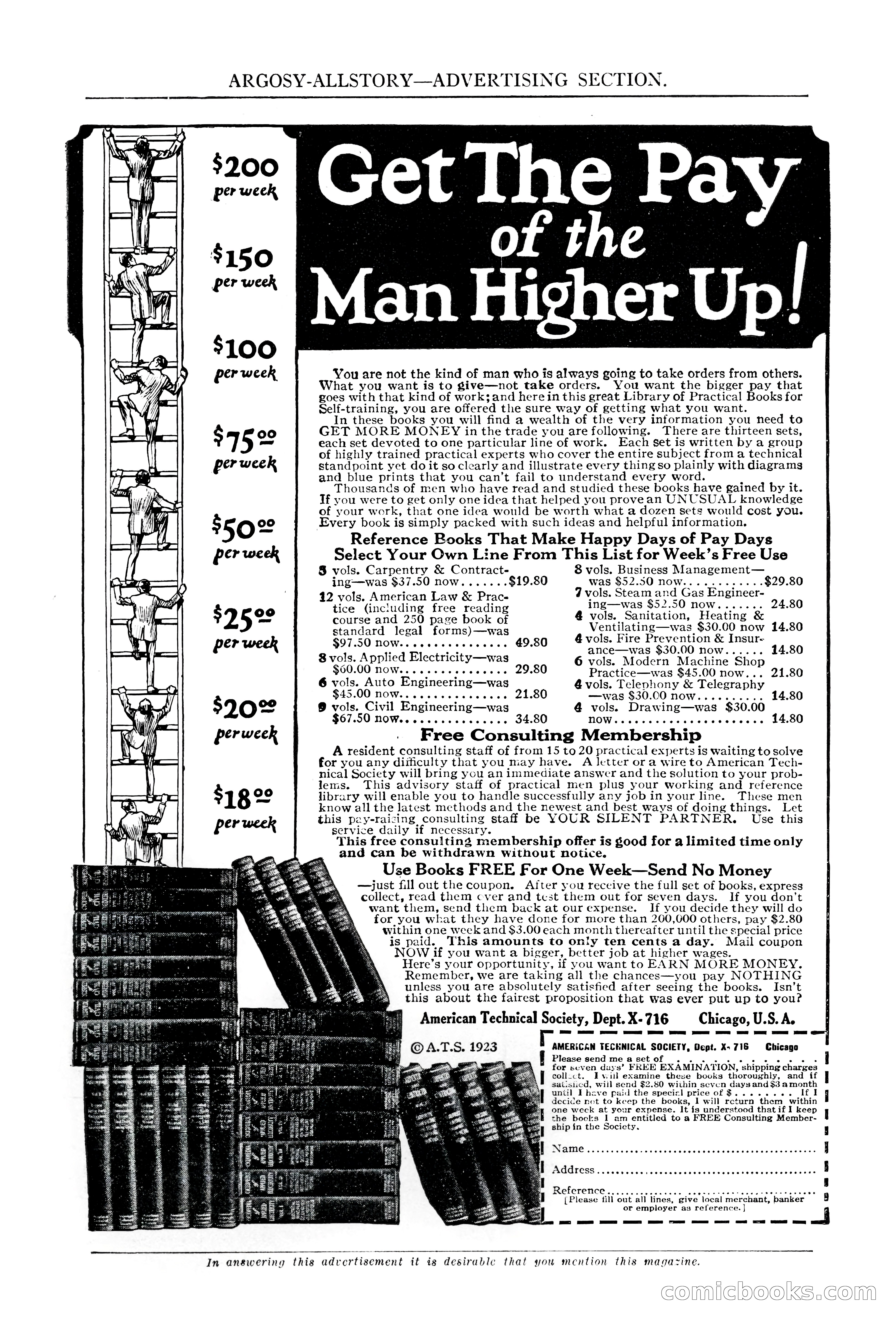 Argosy All-Story Weekly, October 6, 1923 — page 187 of 196