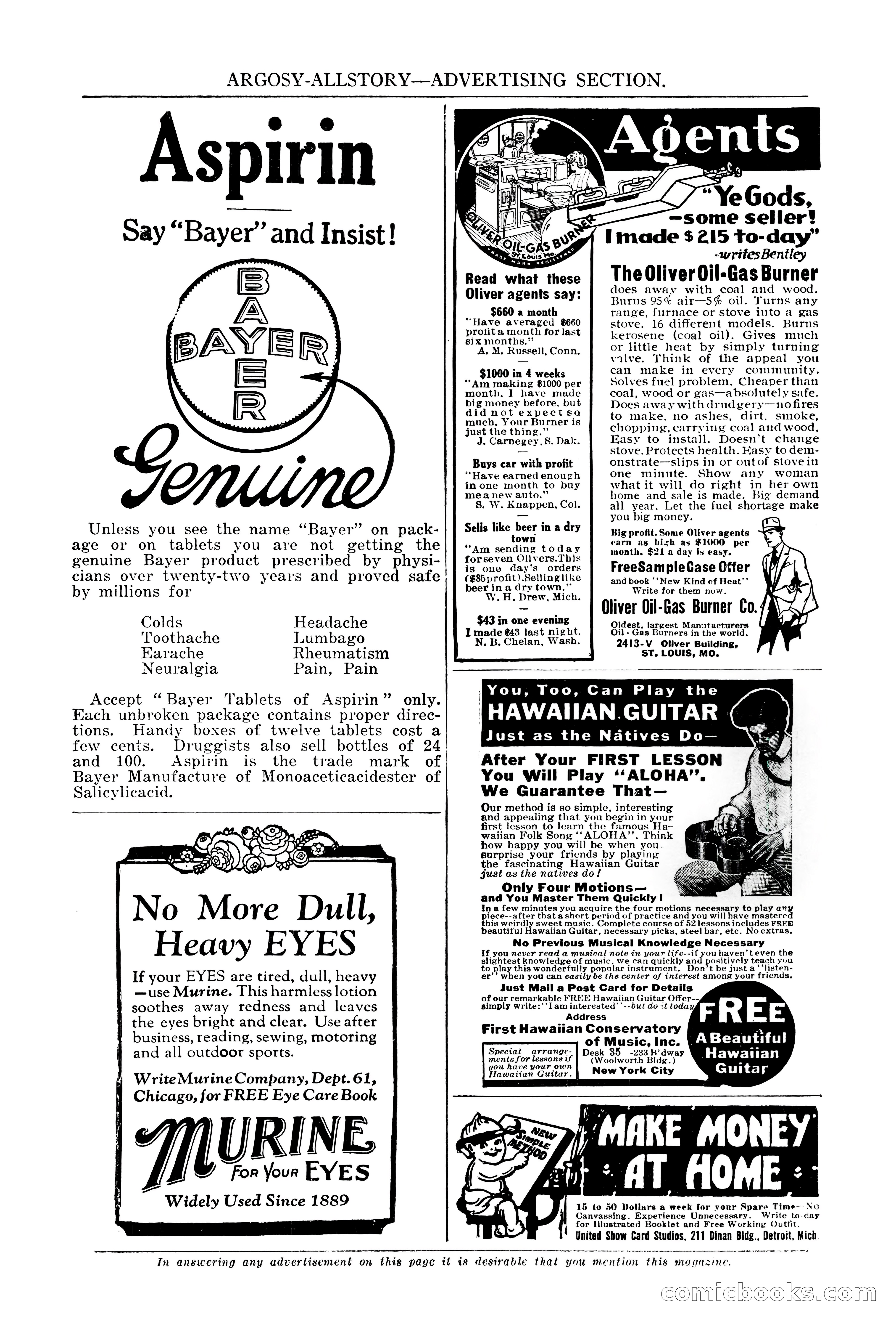 Argosy All-Story Weekly, October 6, 1923 — page 188 of 196