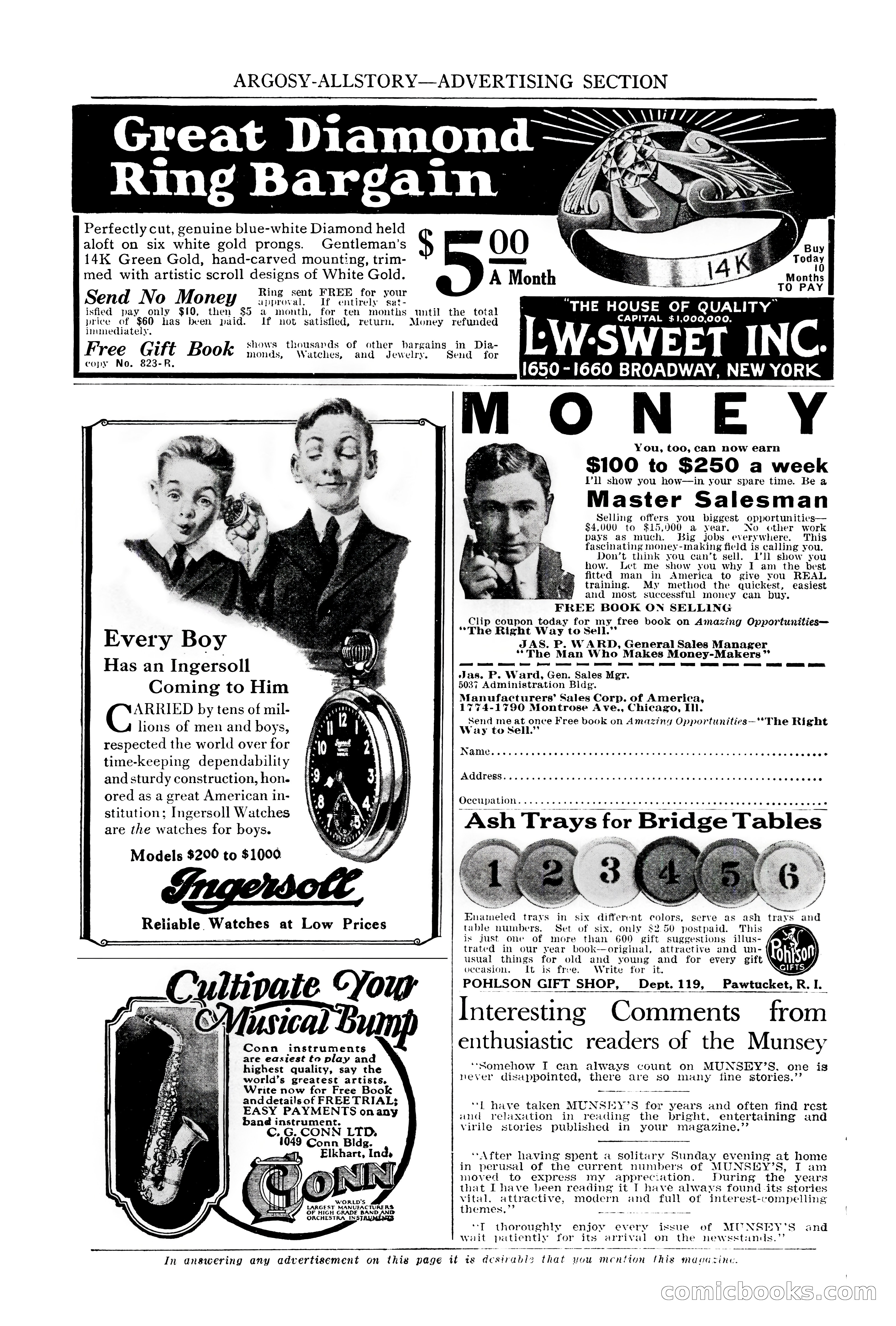 Argosy All-Story Weekly, October 6, 1923 — page 190 of 196