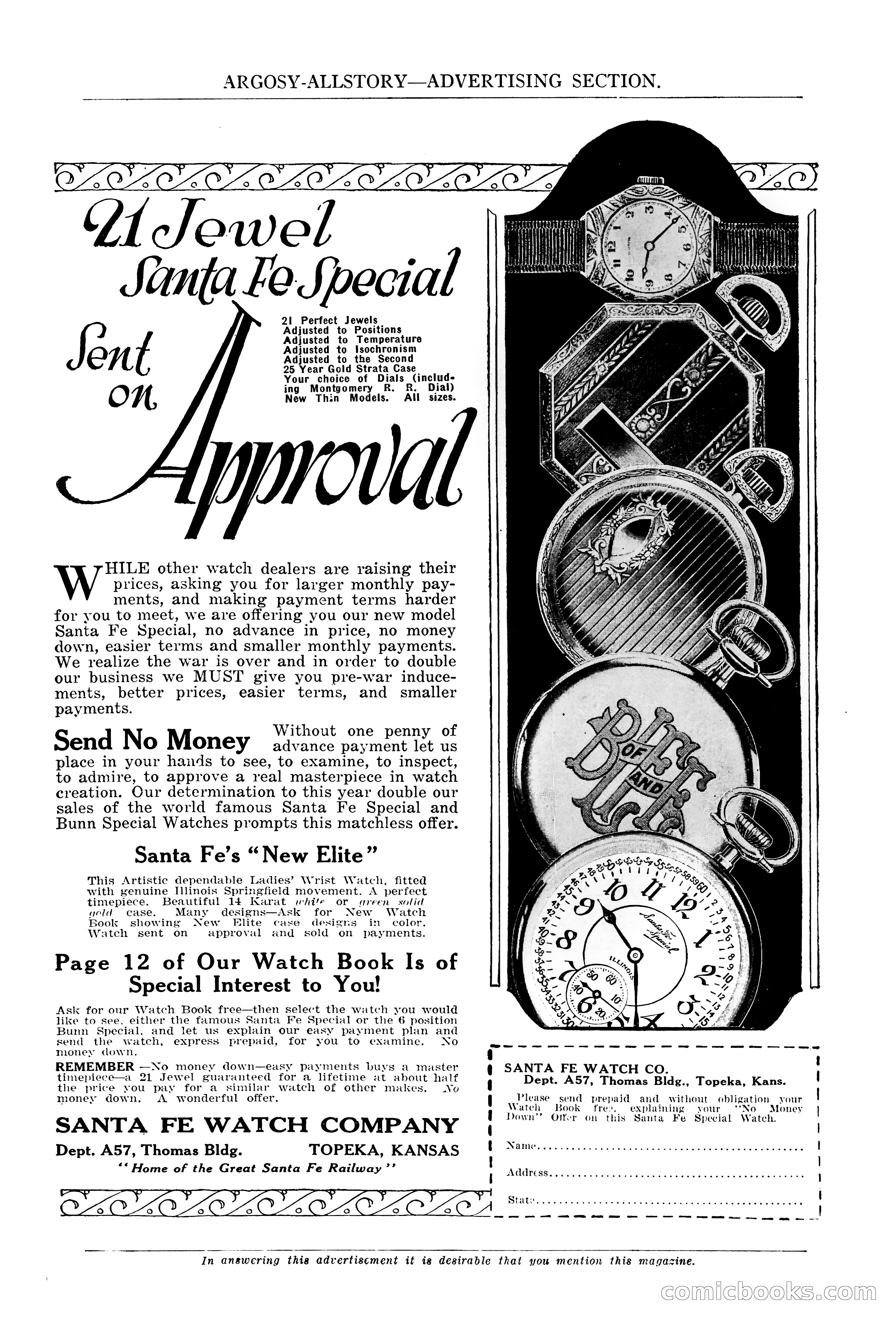 Argosy All-Story Weekly, October 6, 1923 — page 191 of 196