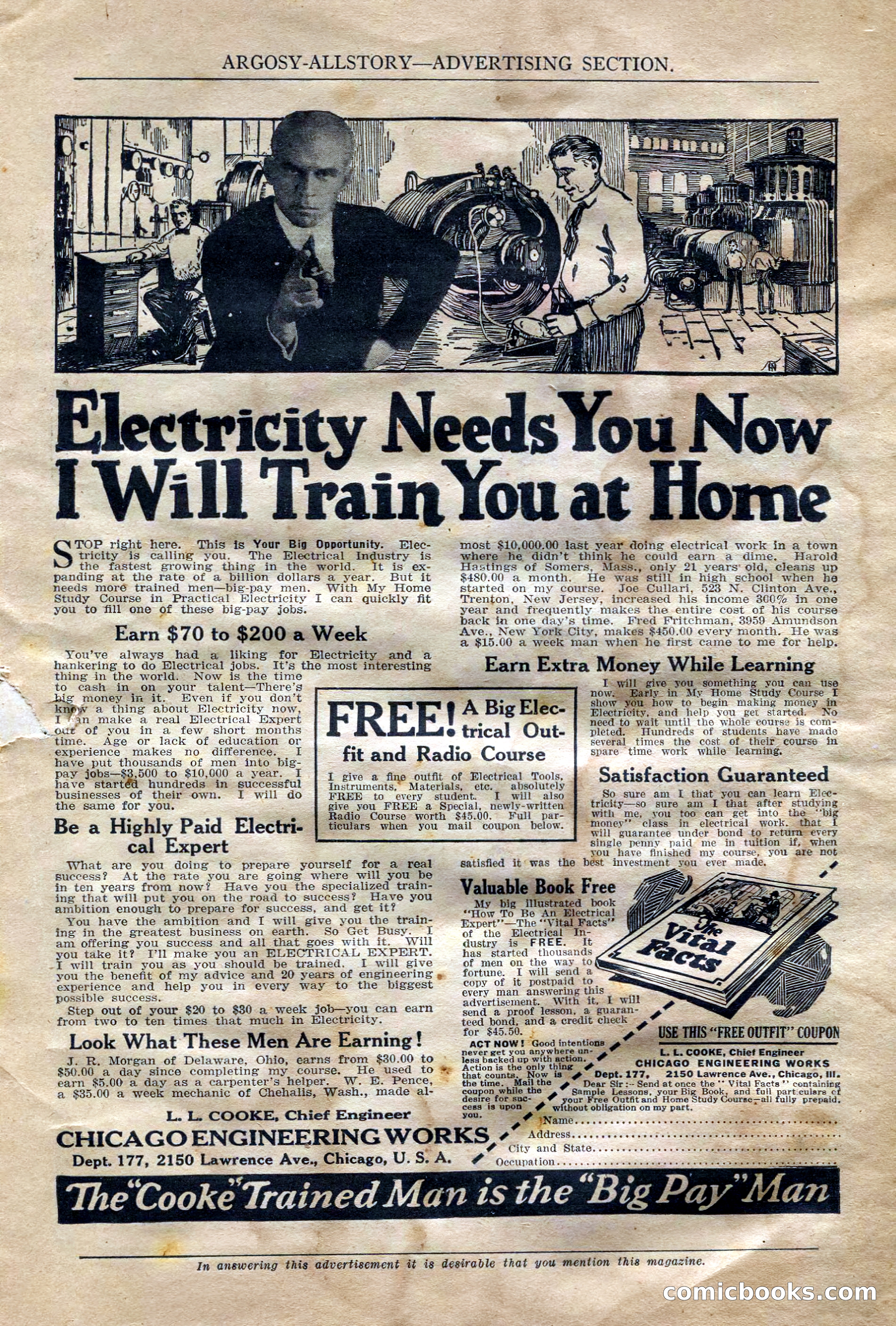 Argosy All-Story Weekly, October 6, 1923 — page 3 of 196