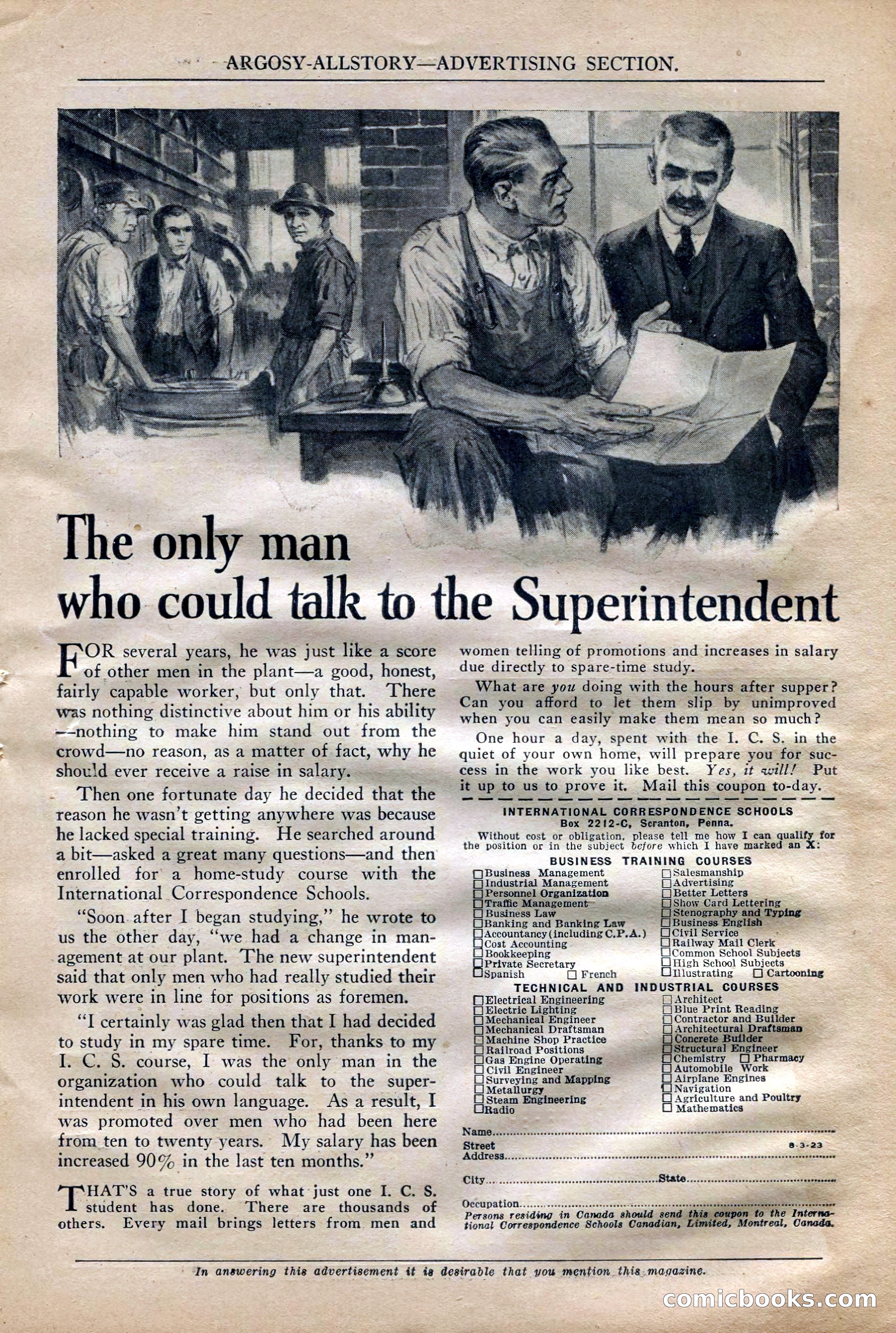 Argosy All-Story Weekly, October 6, 1923 — page 11 of 196