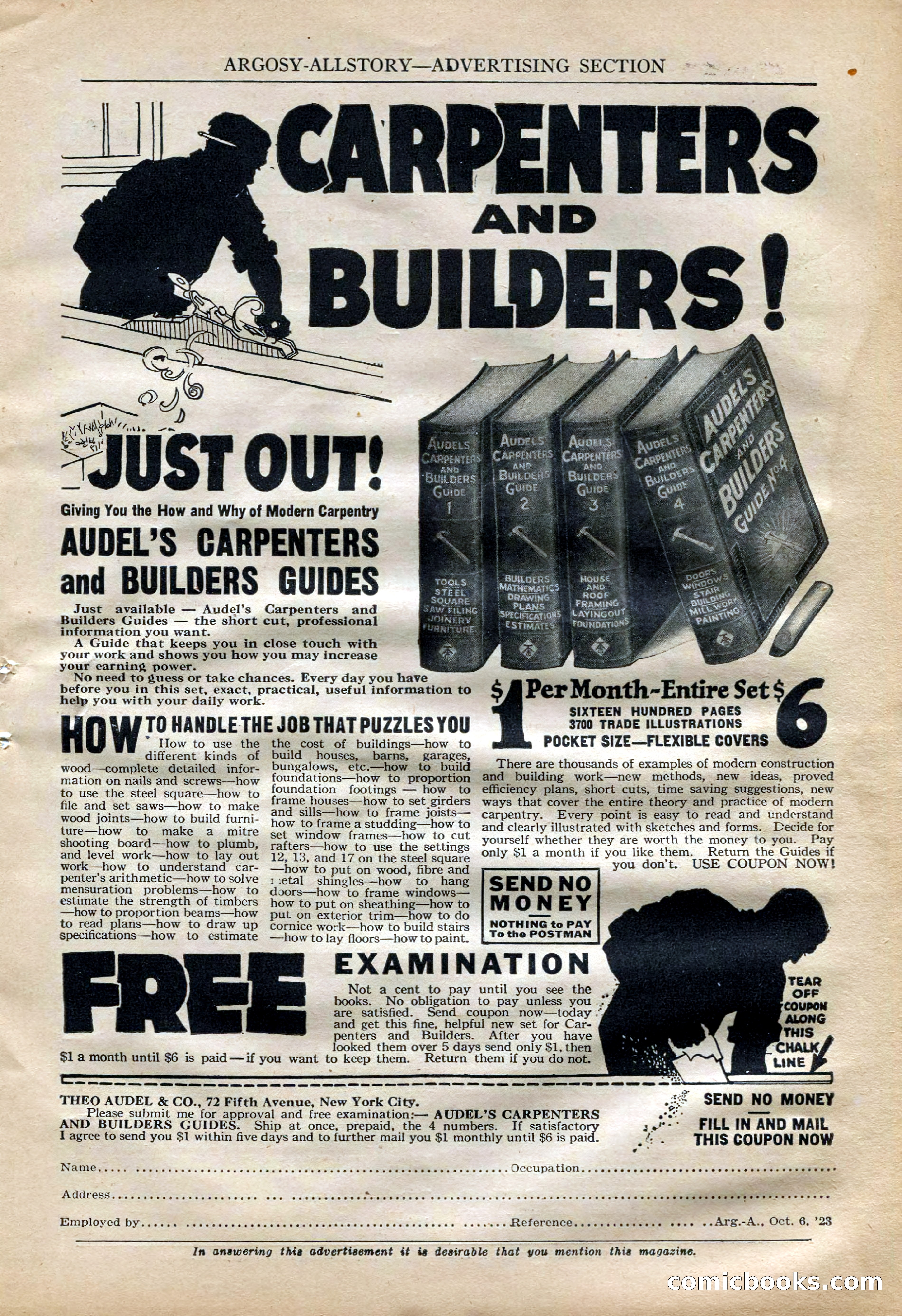 Argosy All-Story Weekly, October 6, 1923 — page 15 of 196