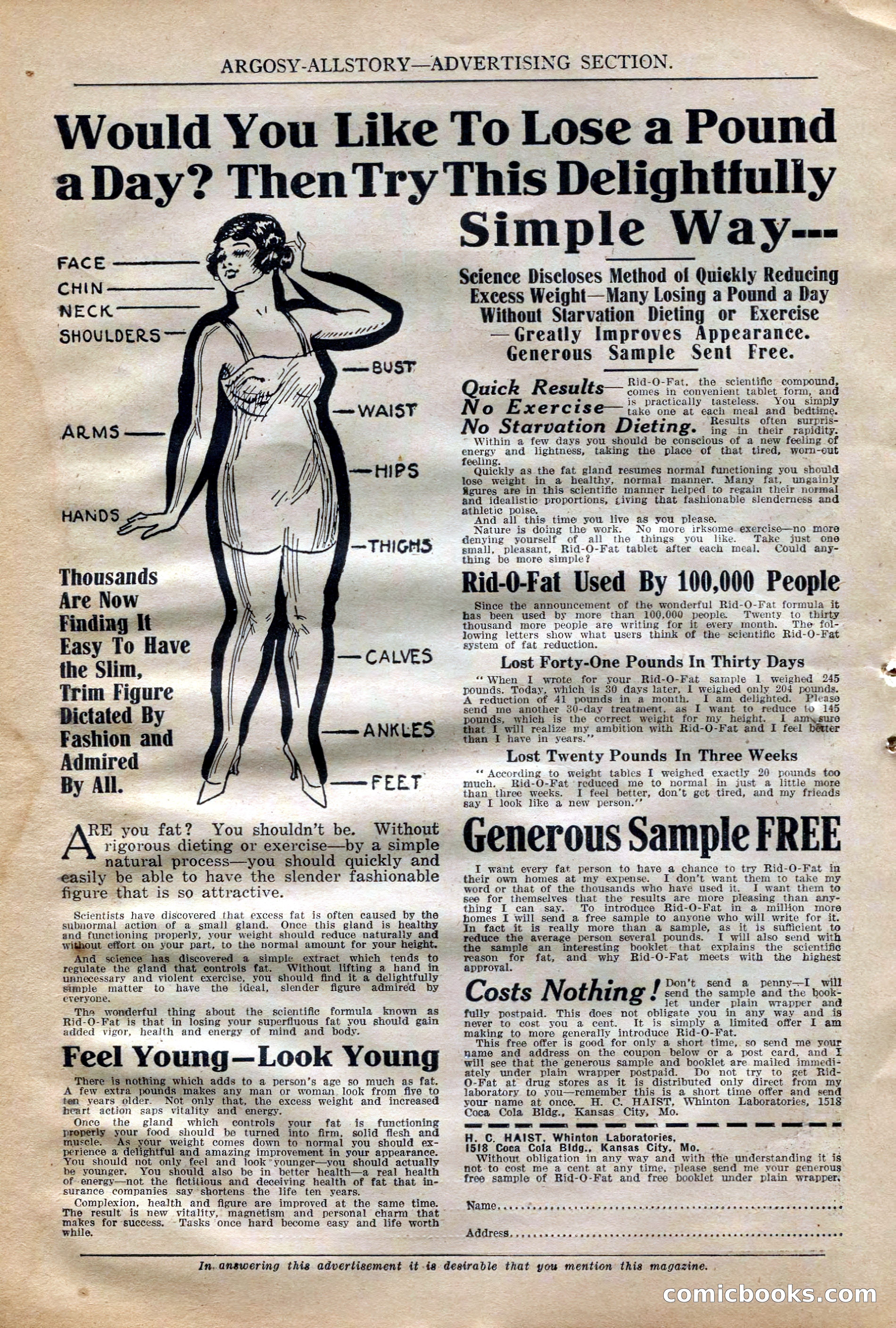 Argosy All-Story Weekly, October 6, 1923 — page 16 of 196