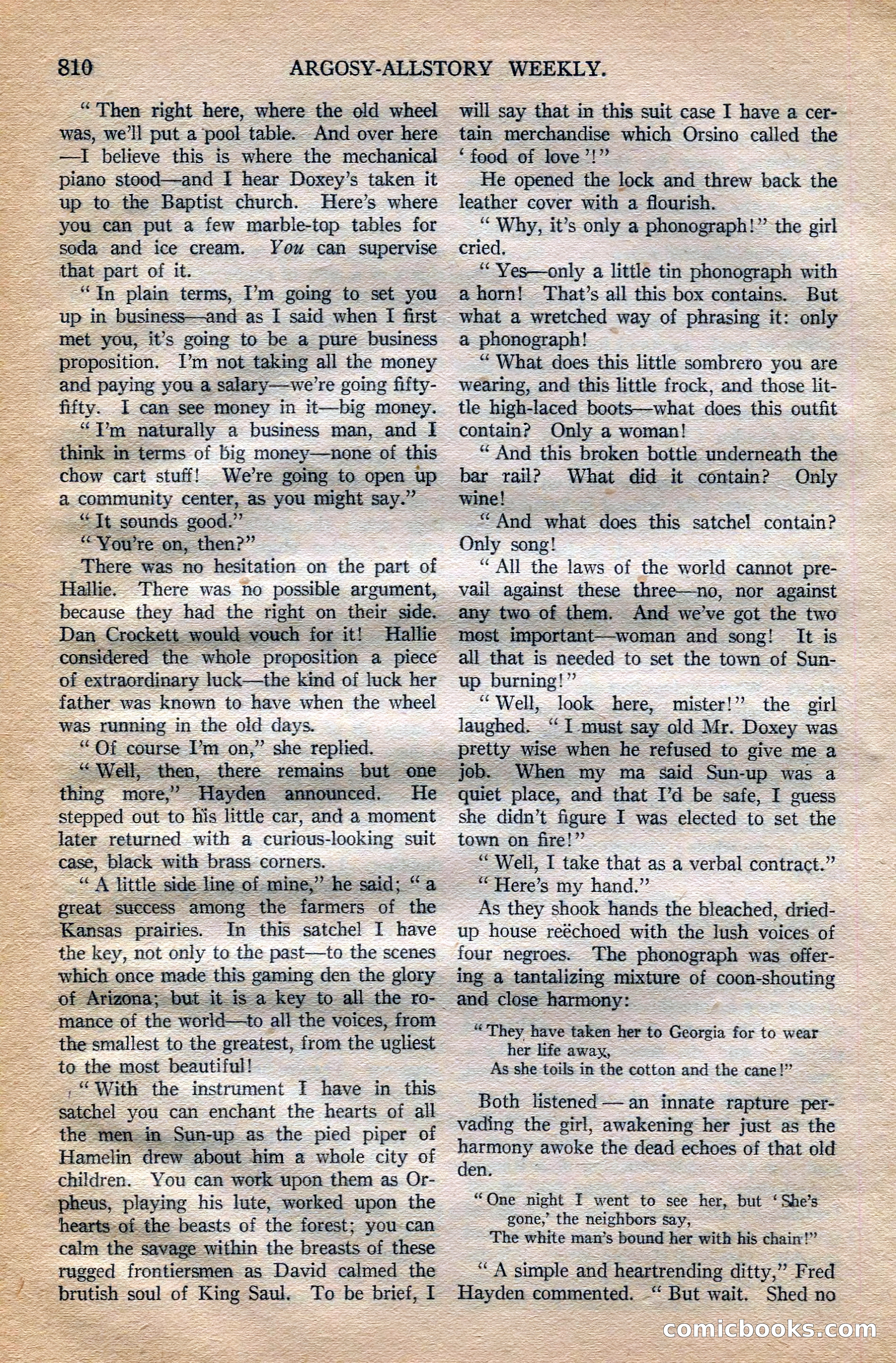 Argosy All-Story Weekly, October 6, 1923 — page 28 of 196