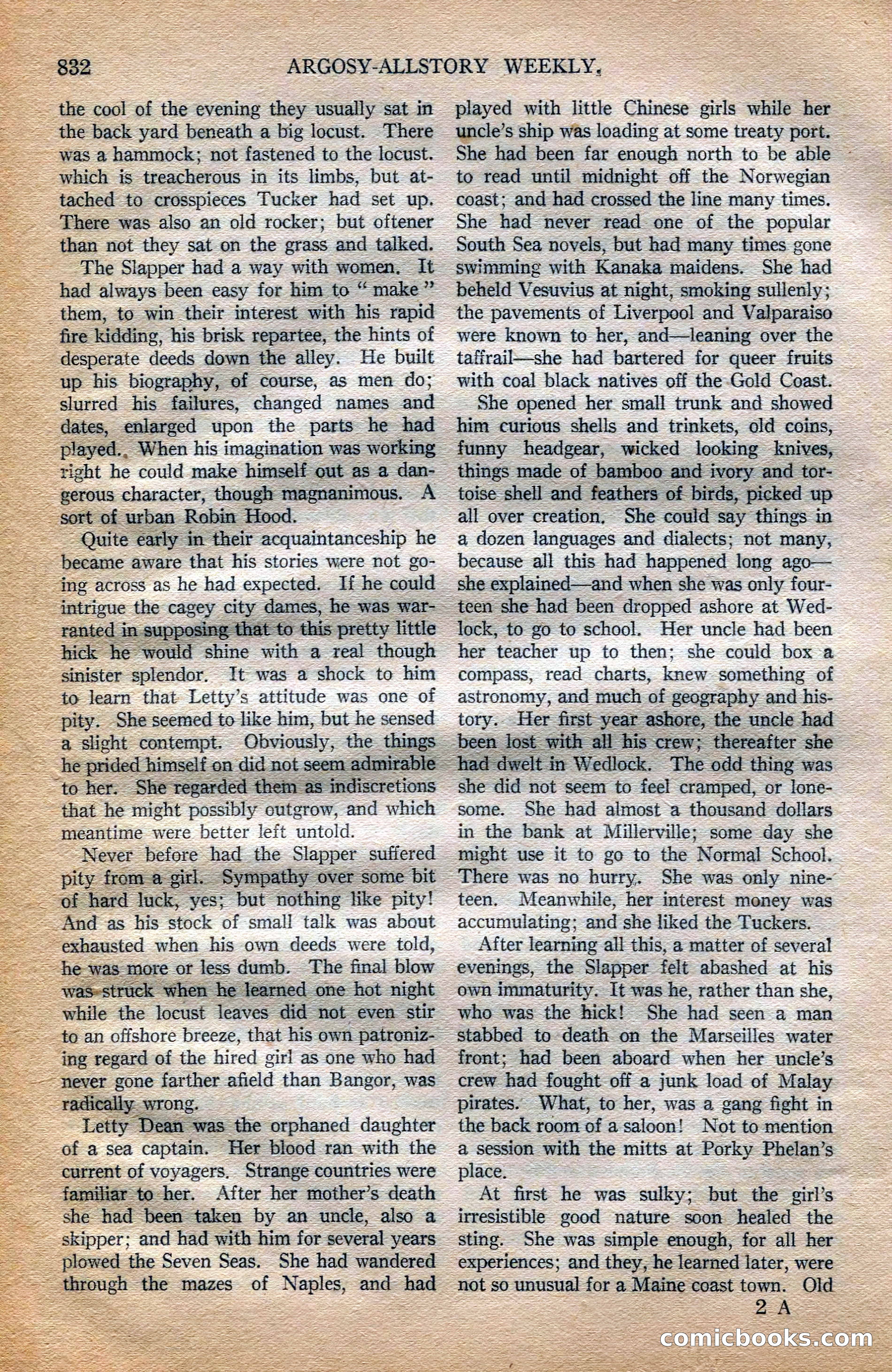 Argosy All-Story Weekly, October 6, 1923 — page 50 of 196