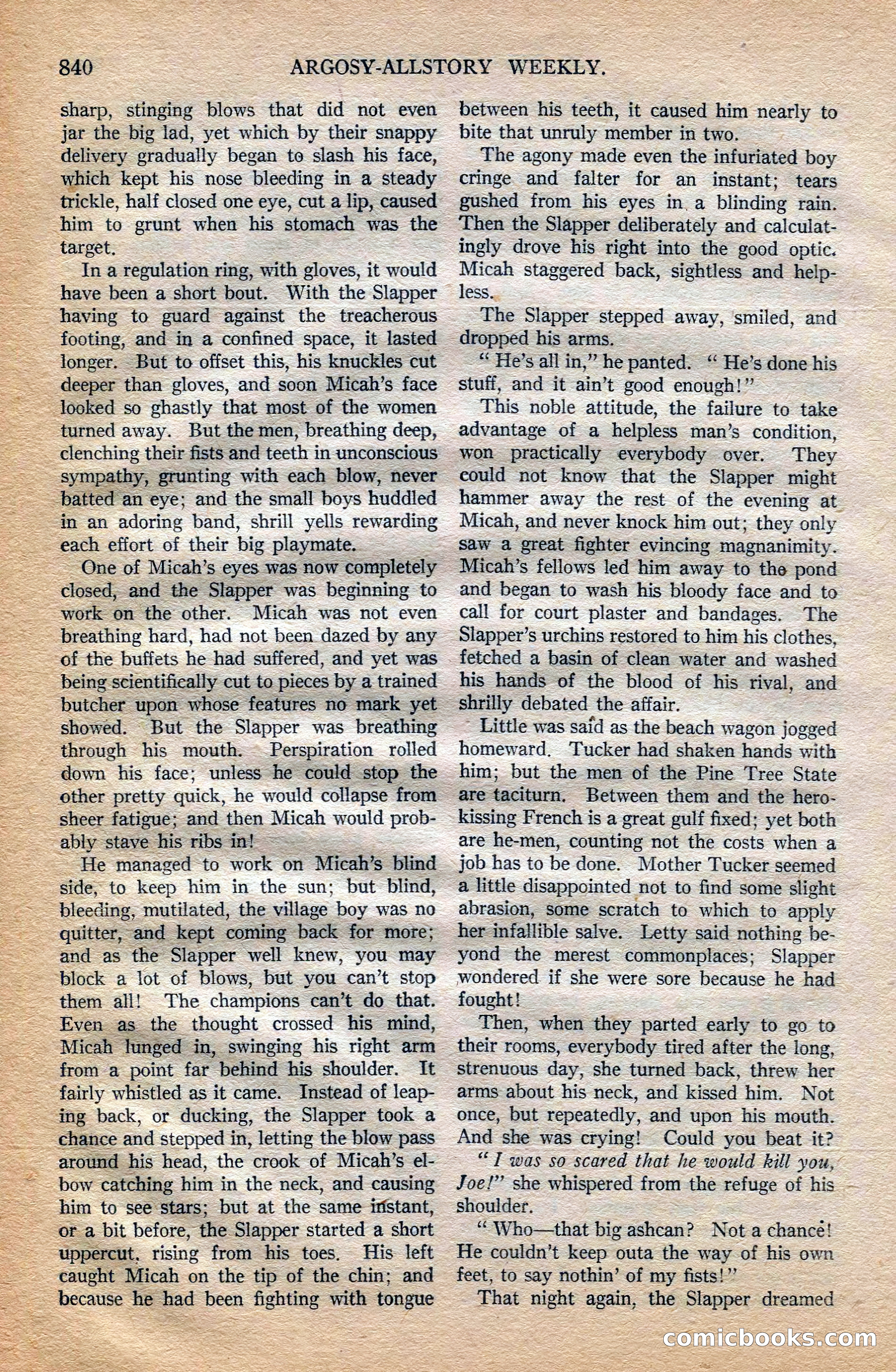 Argosy All-Story Weekly, October 6, 1923 — page 58 of 196