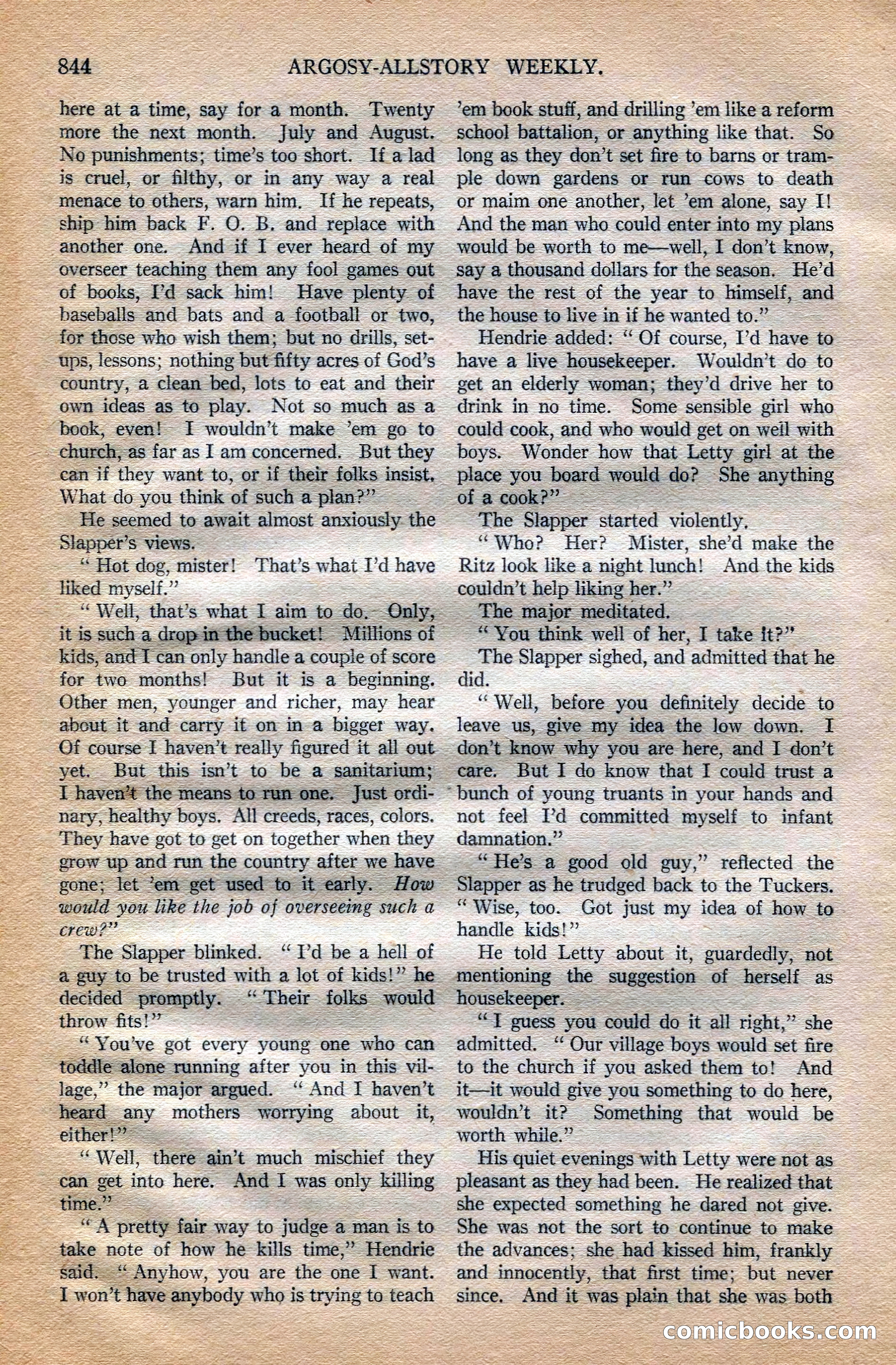 Argosy All-Story Weekly, October 6, 1923 — page 62 of 196