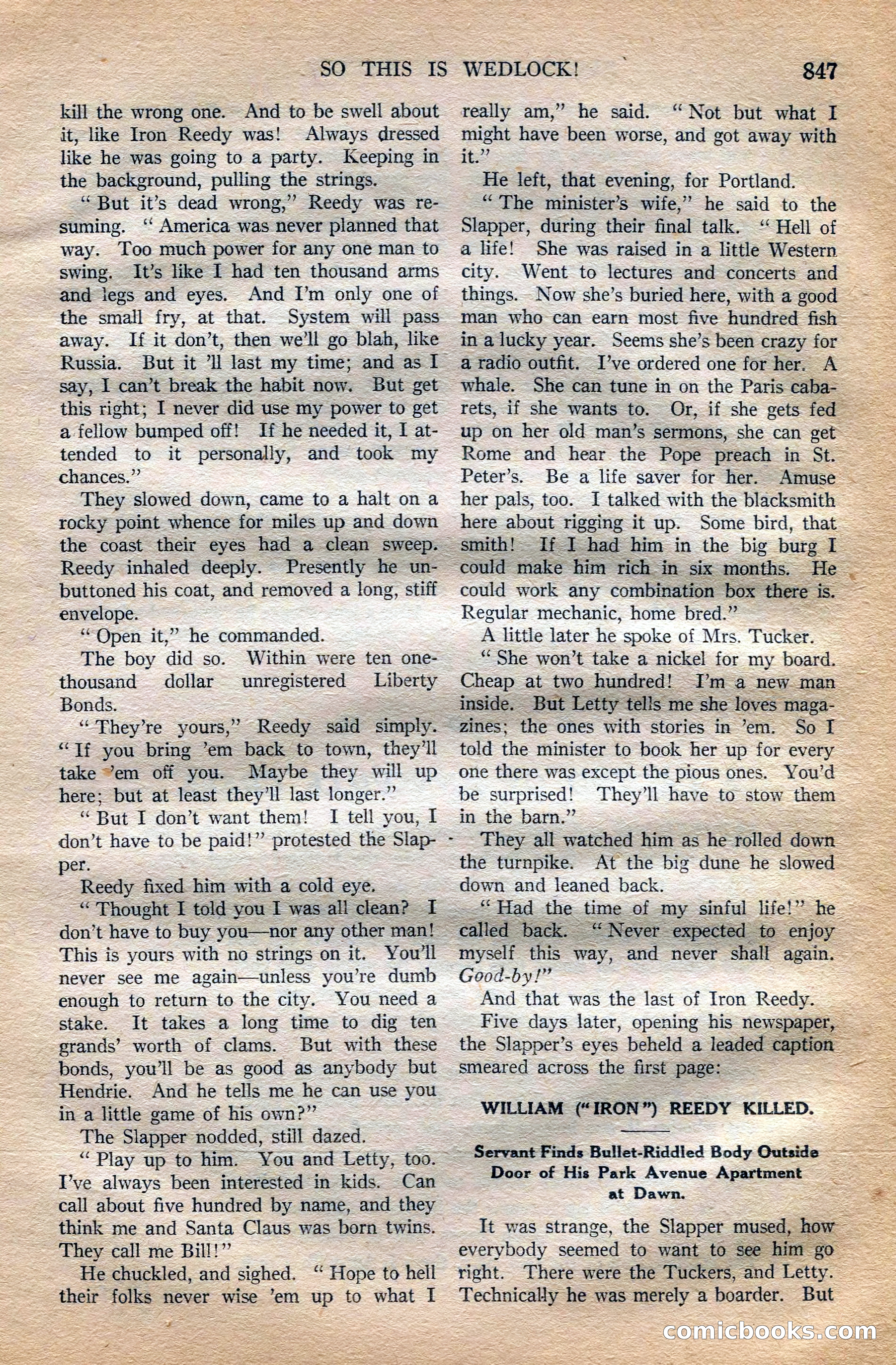 Argosy All-Story Weekly, October 6, 1923 — page 65 of 196