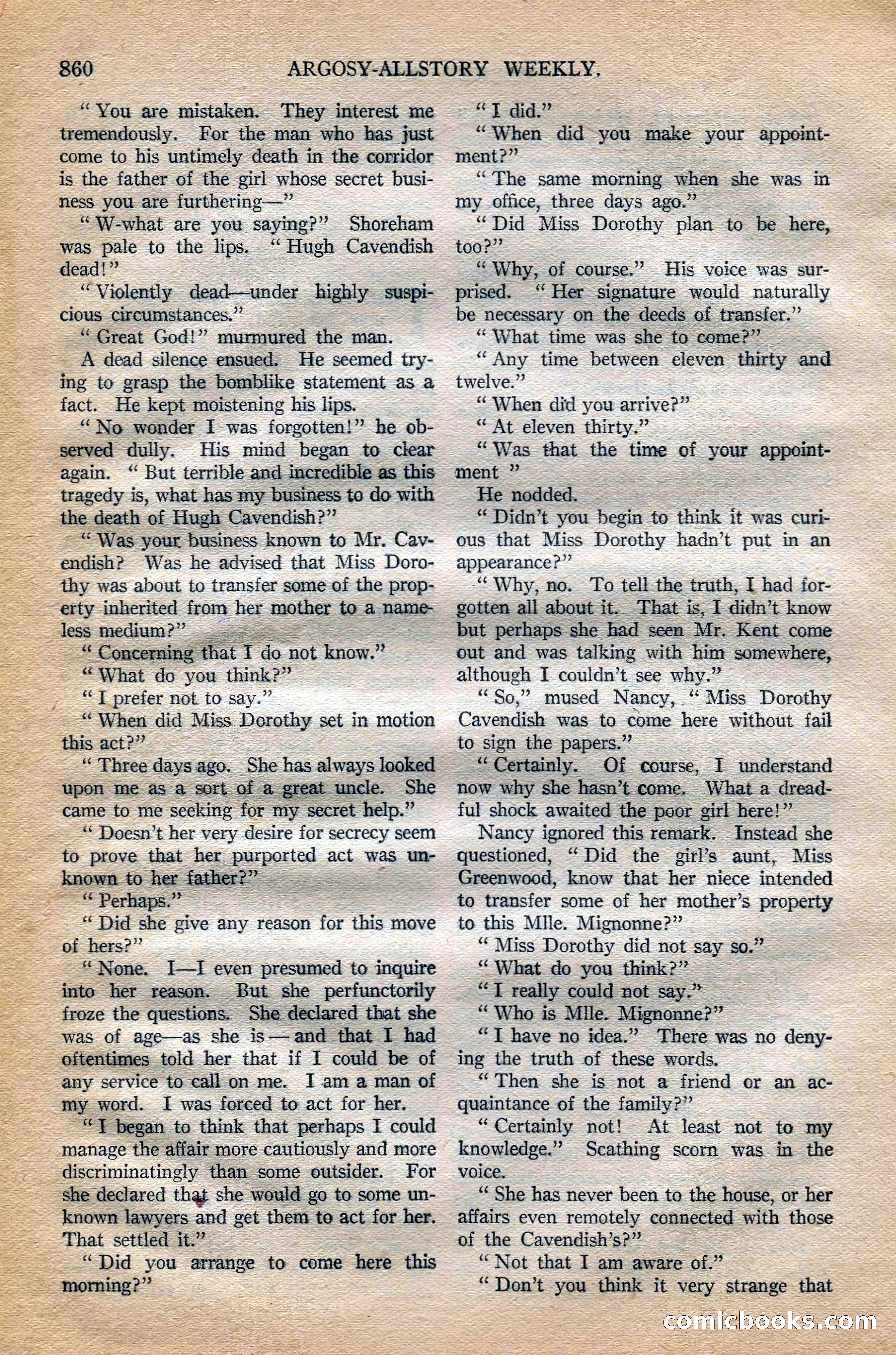 Argosy All-Story Weekly, October 6, 1923 — page 78 of 196
