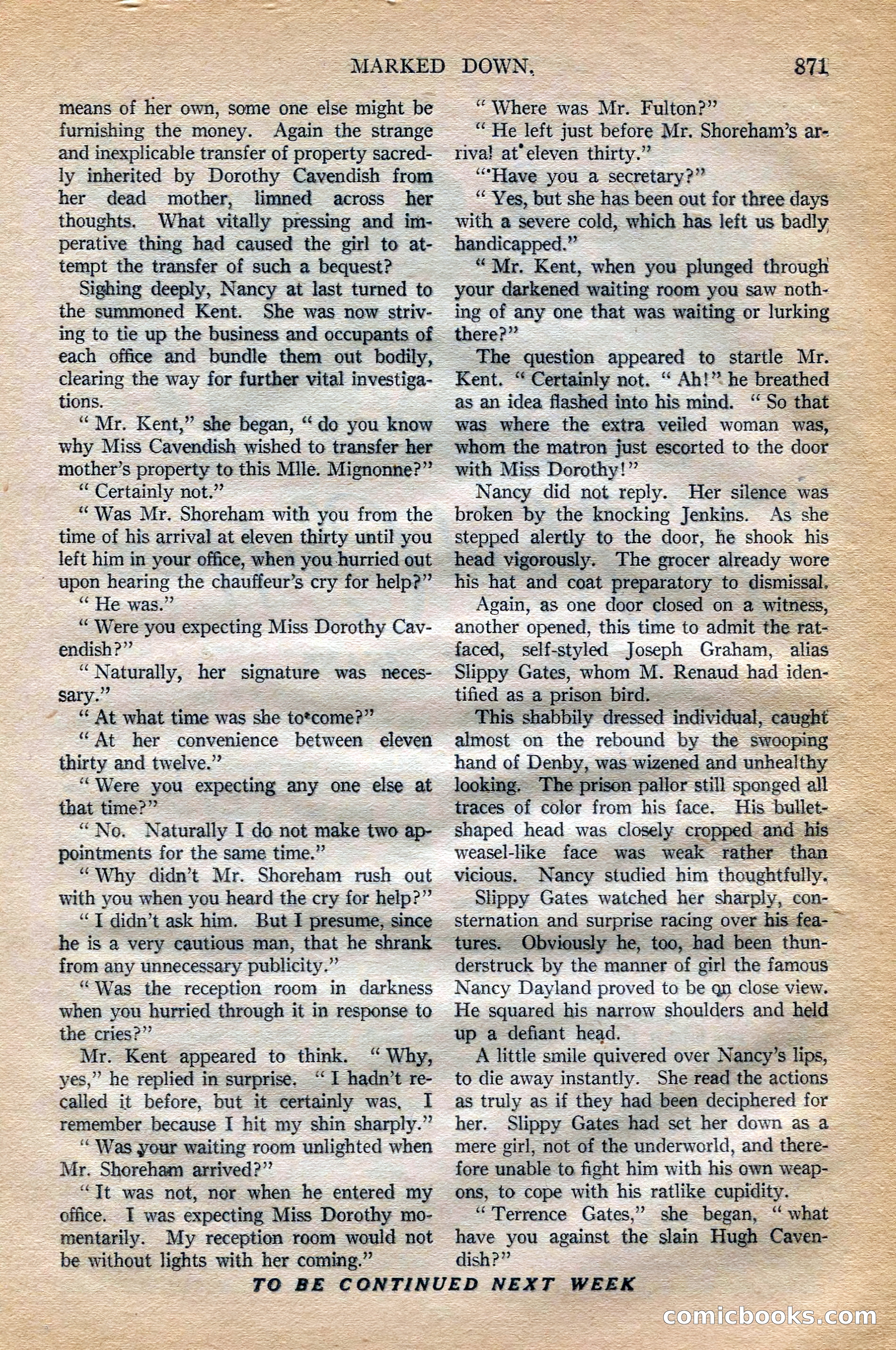 Argosy All-Story Weekly, October 6, 1923 — page 89 of 196