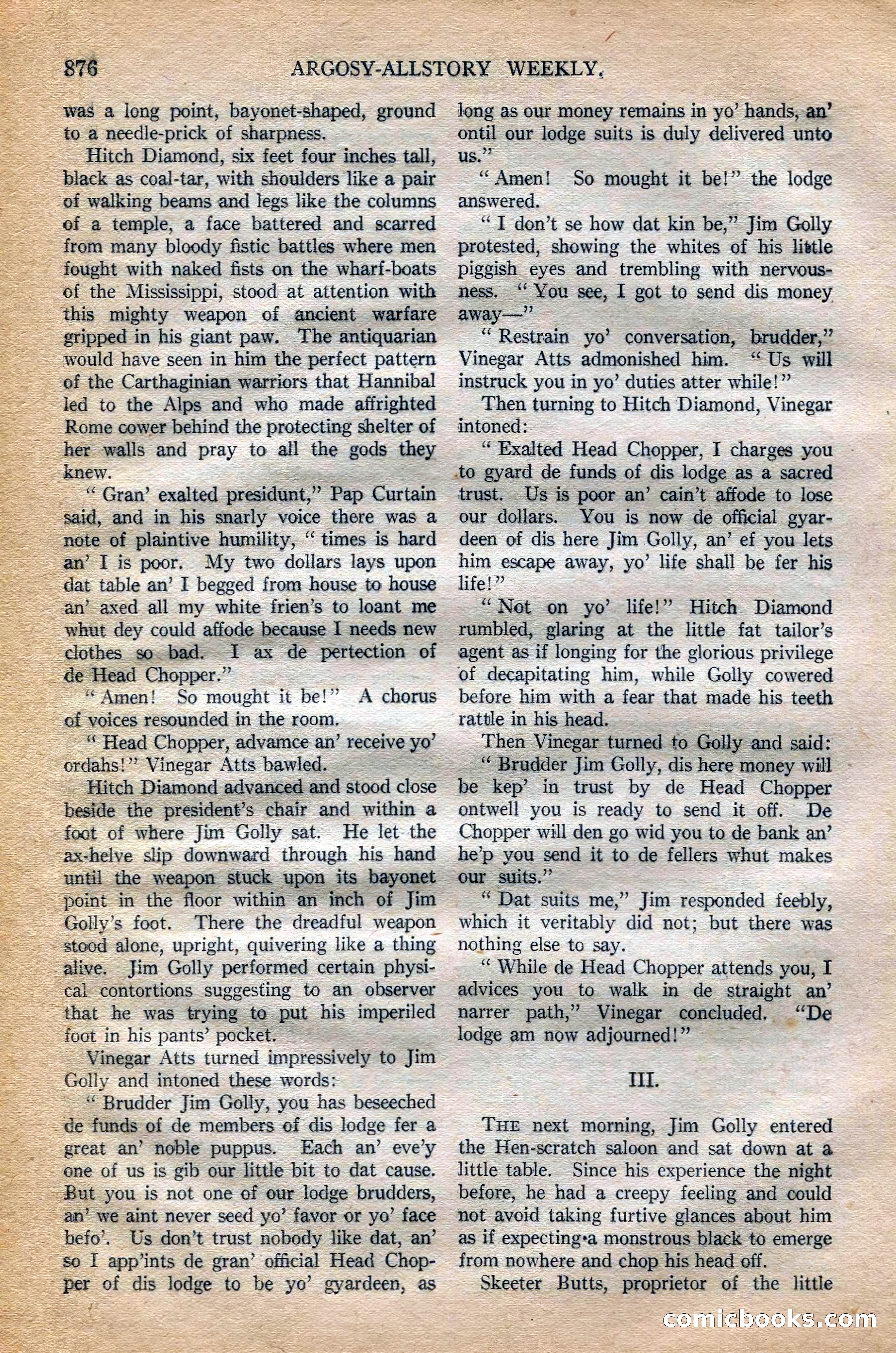 Argosy All-Story Weekly, October 6, 1923 — page 94 of 196