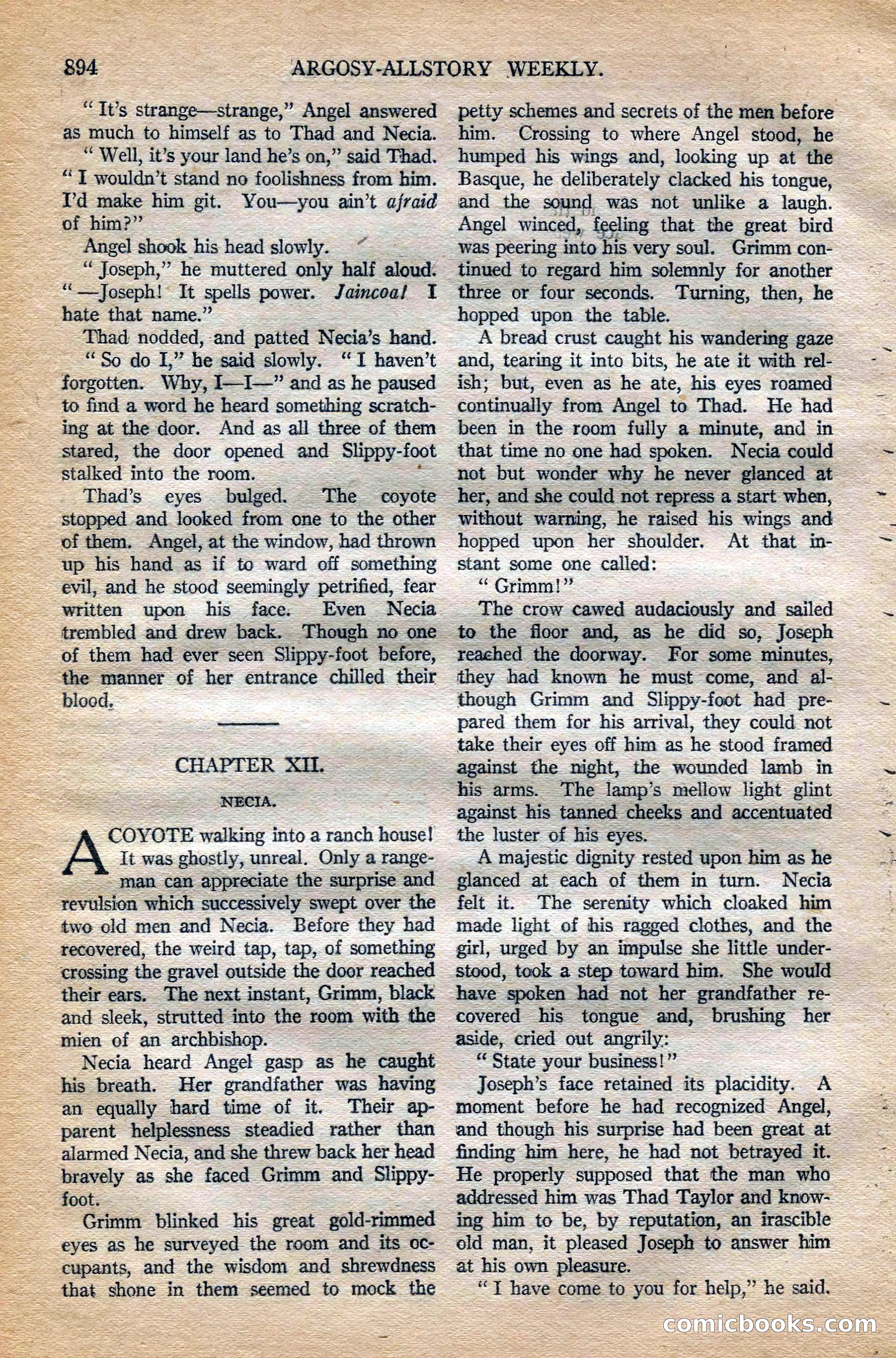 Argosy All-Story Weekly, October 6, 1923 — page 112 of 196