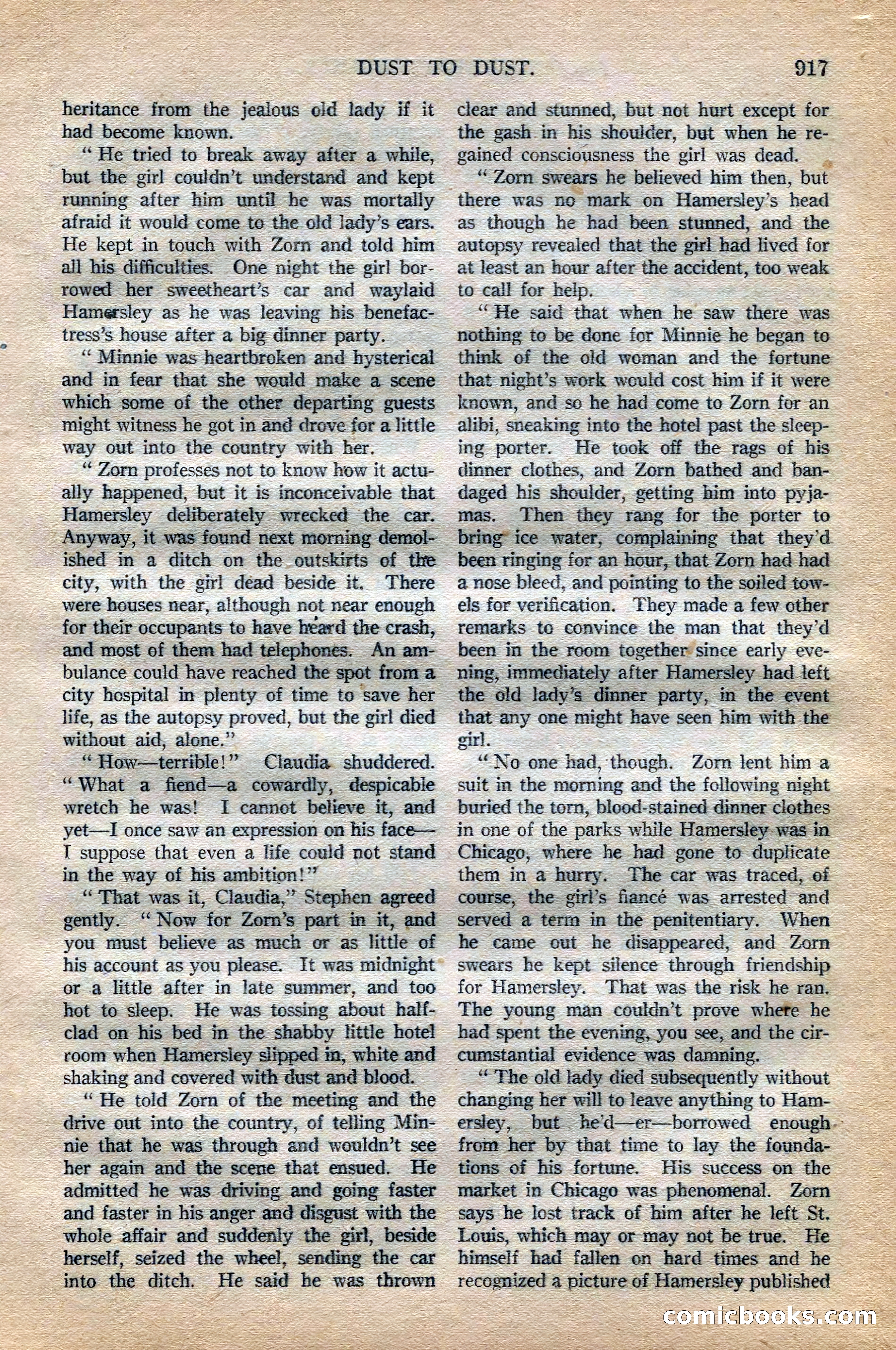 Argosy All-Story Weekly, October 6, 1923 — page 135 of 196