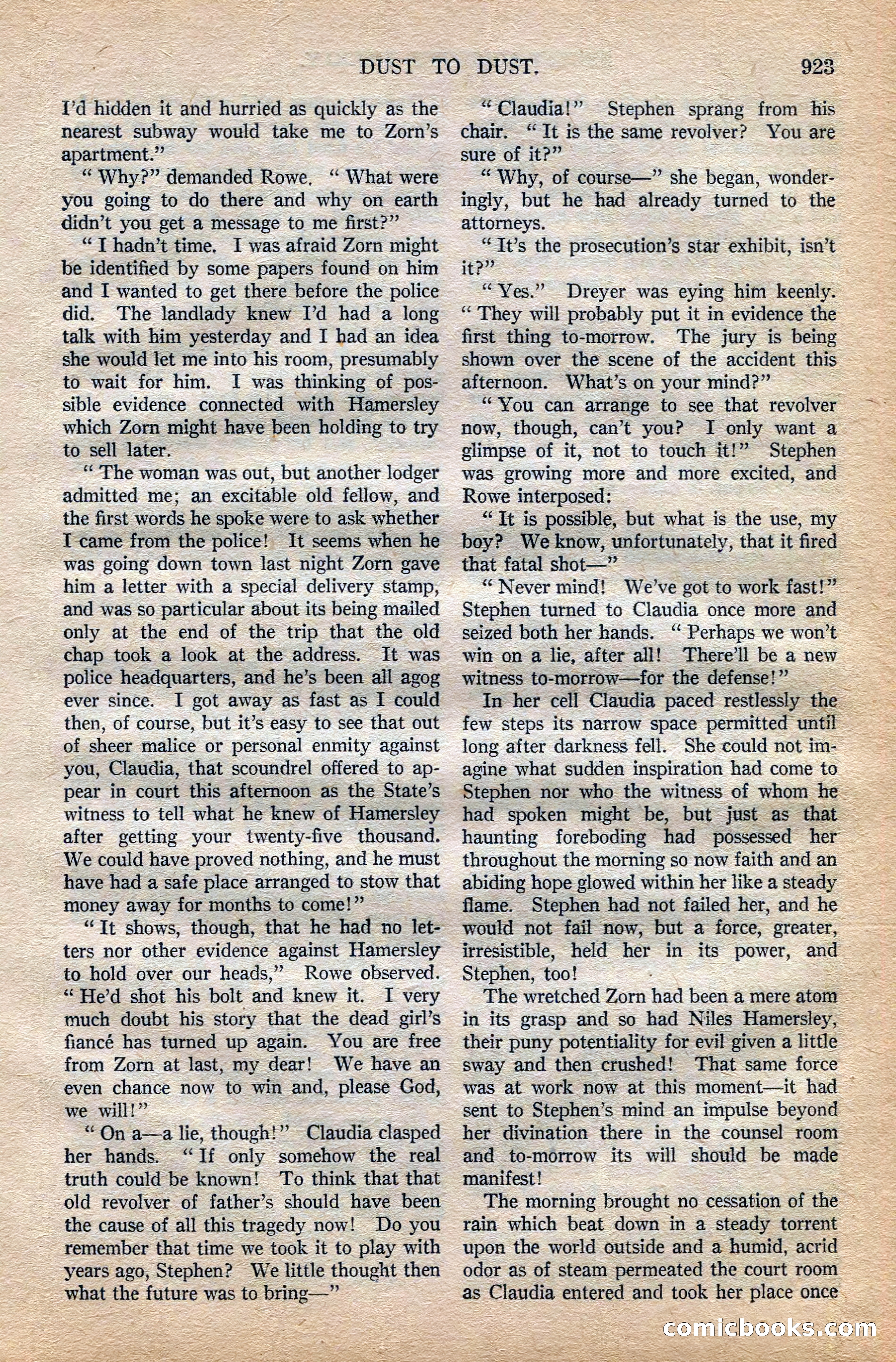 Argosy All-Story Weekly, October 6, 1923 — page 141 of 196