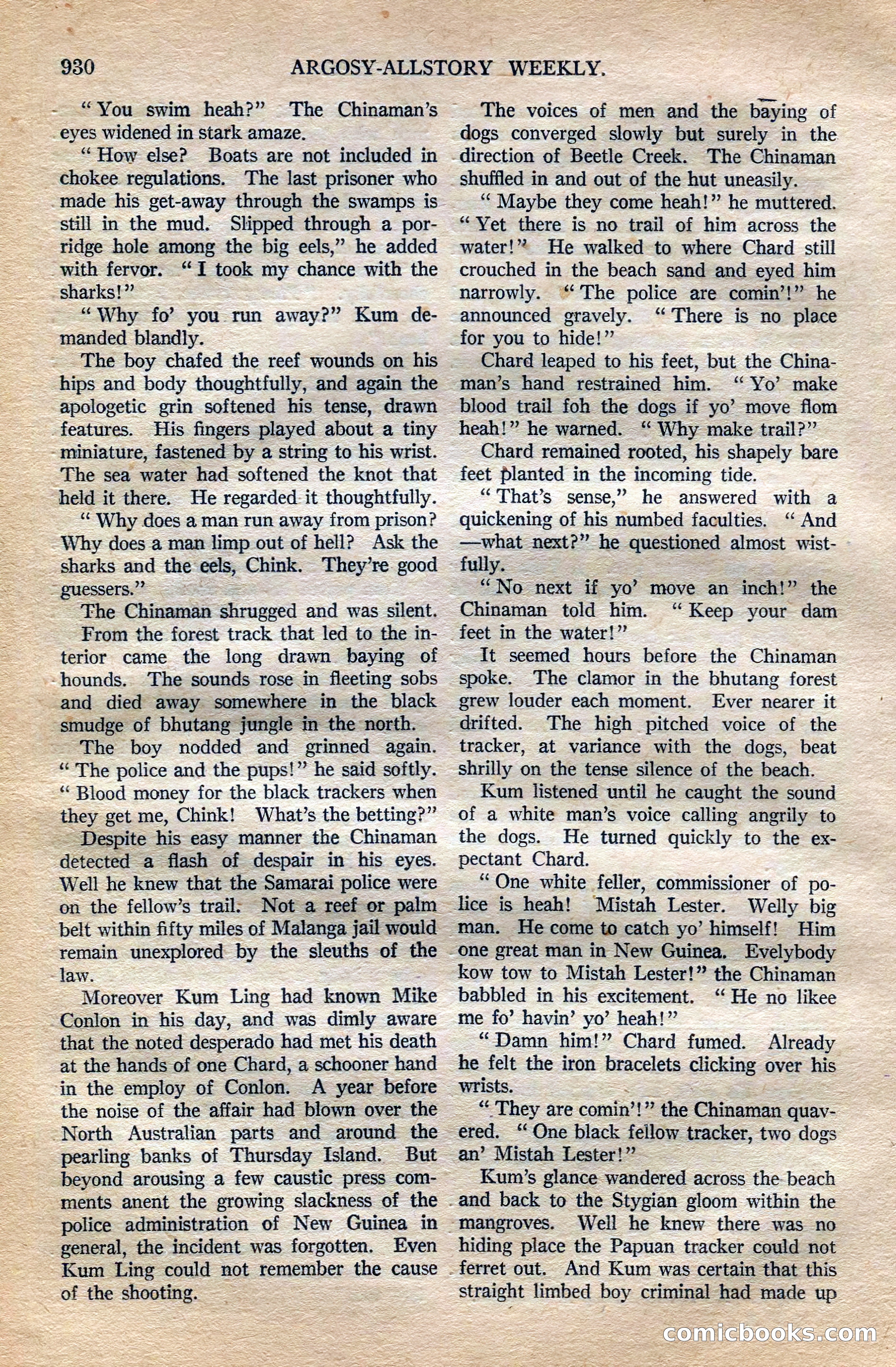 Argosy All-Story Weekly, October 6, 1923 — page 148 of 196