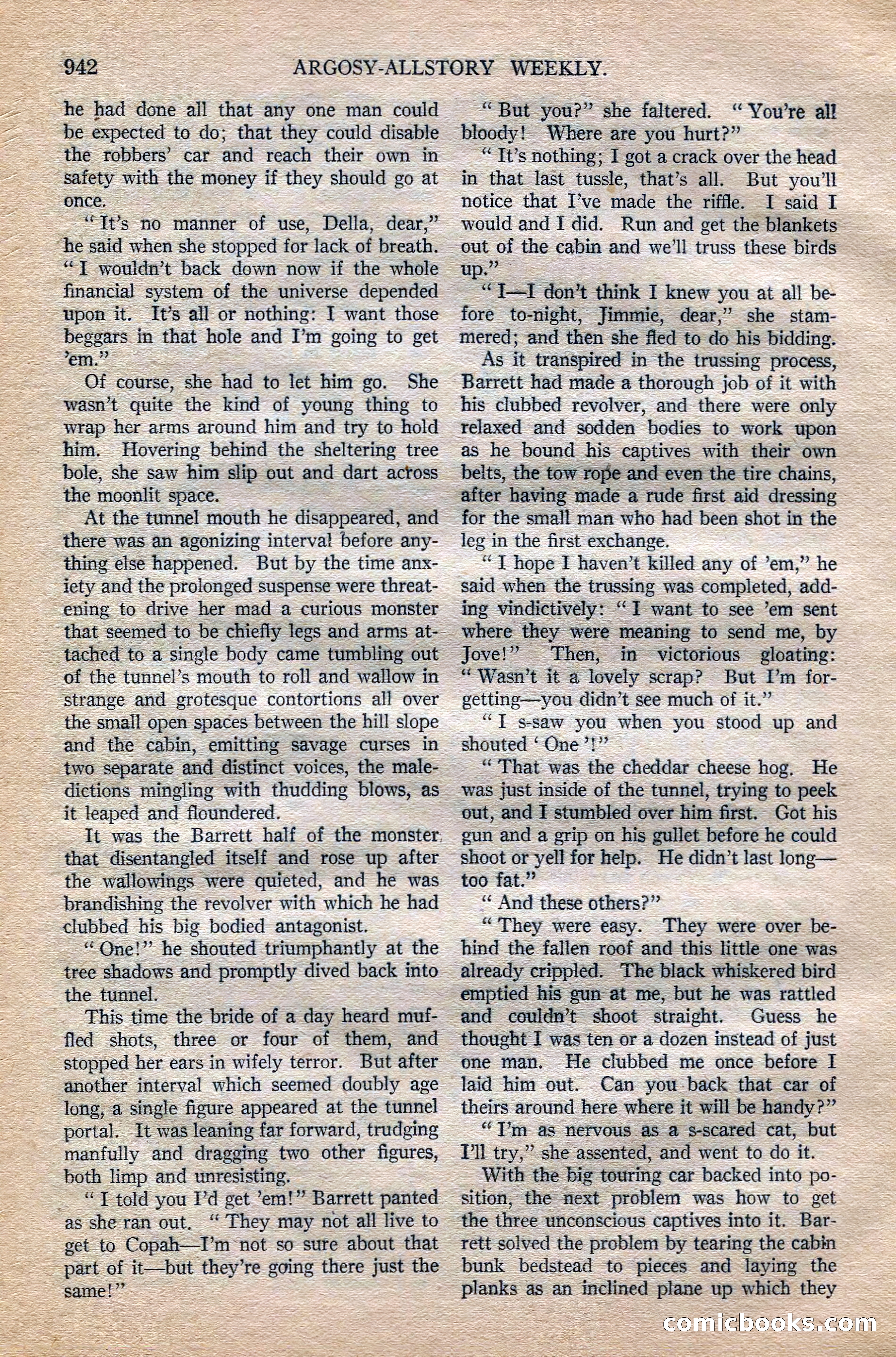 Argosy All-Story Weekly, October 6, 1923 — page 160 of 196