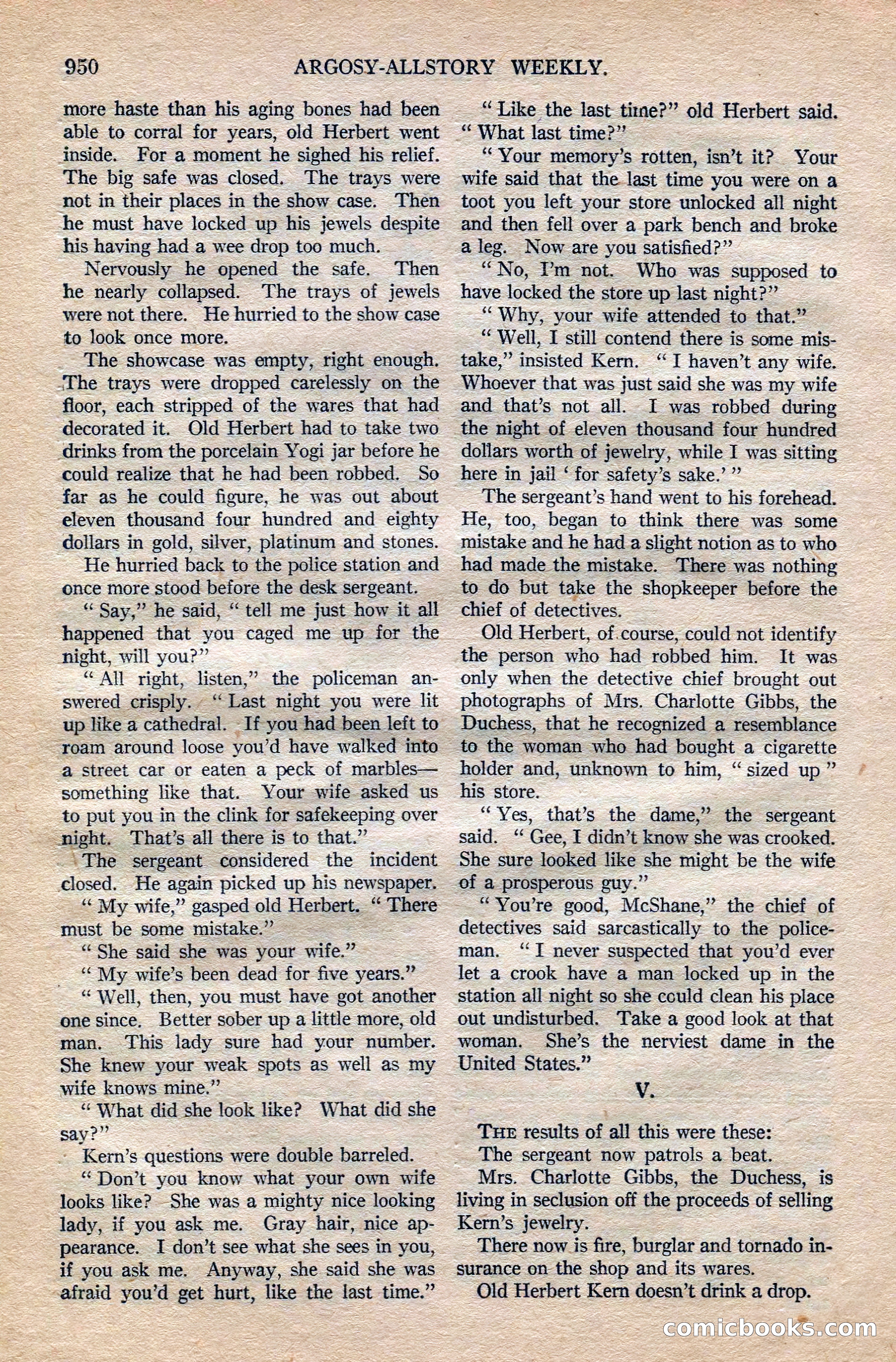 Argosy All-Story Weekly, October 6, 1923 — page 168 of 196