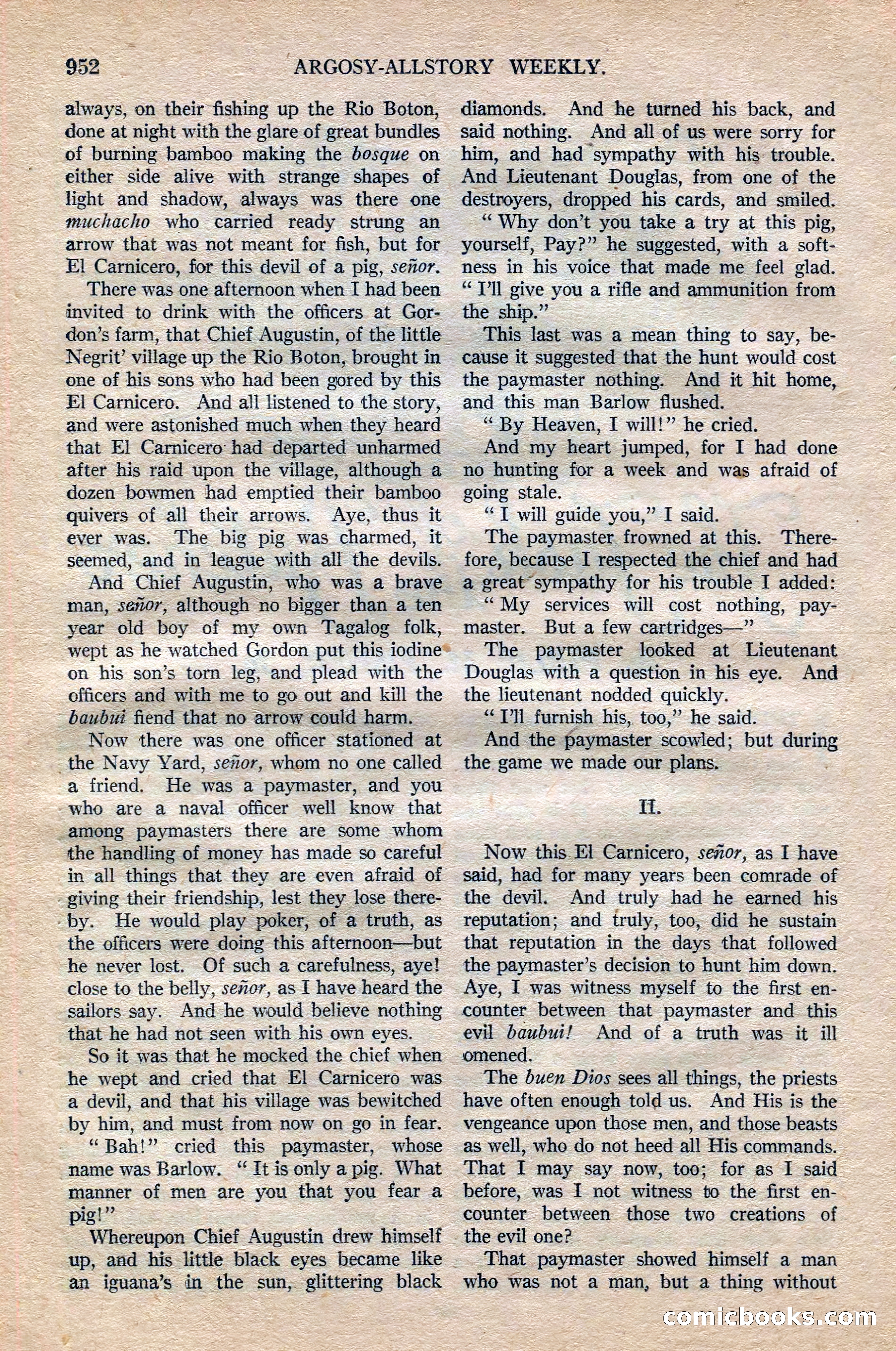 Argosy All-Story Weekly, October 6, 1923 — page 170 of 196