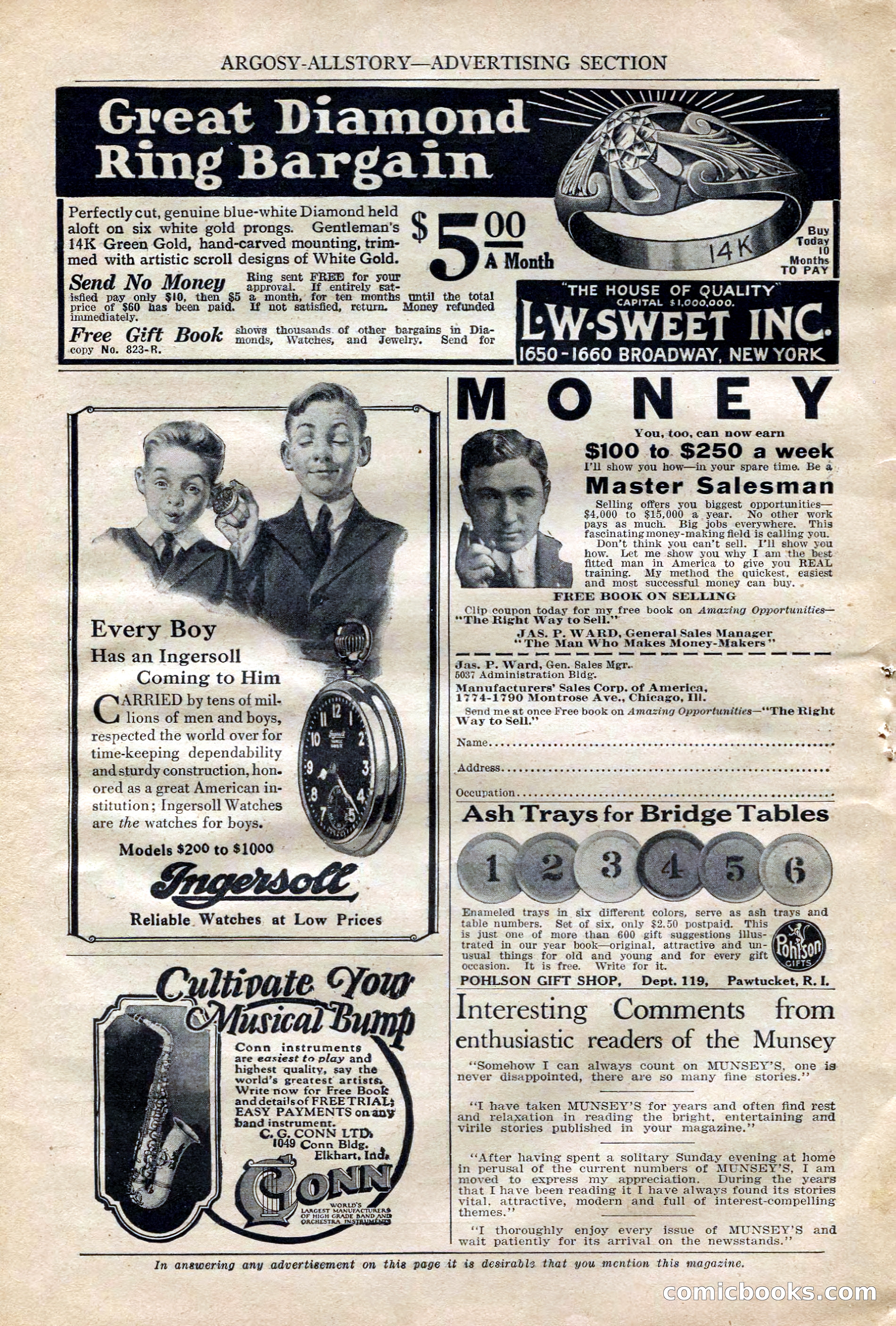Argosy All-Story Weekly, October 6, 1923 — page 190 of 196