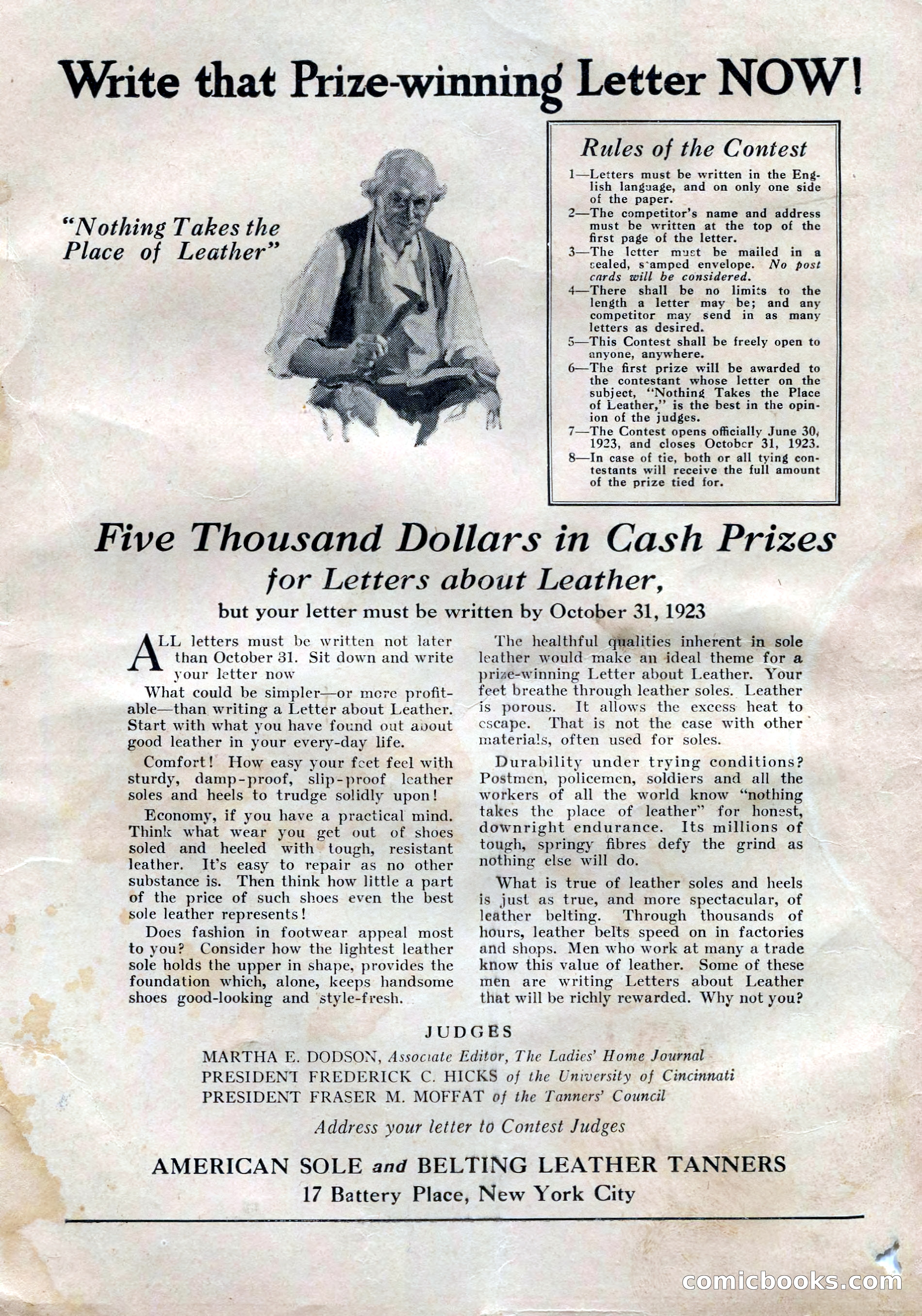 Argosy All-Story Weekly, October 6, 1923 — page 195 of 196