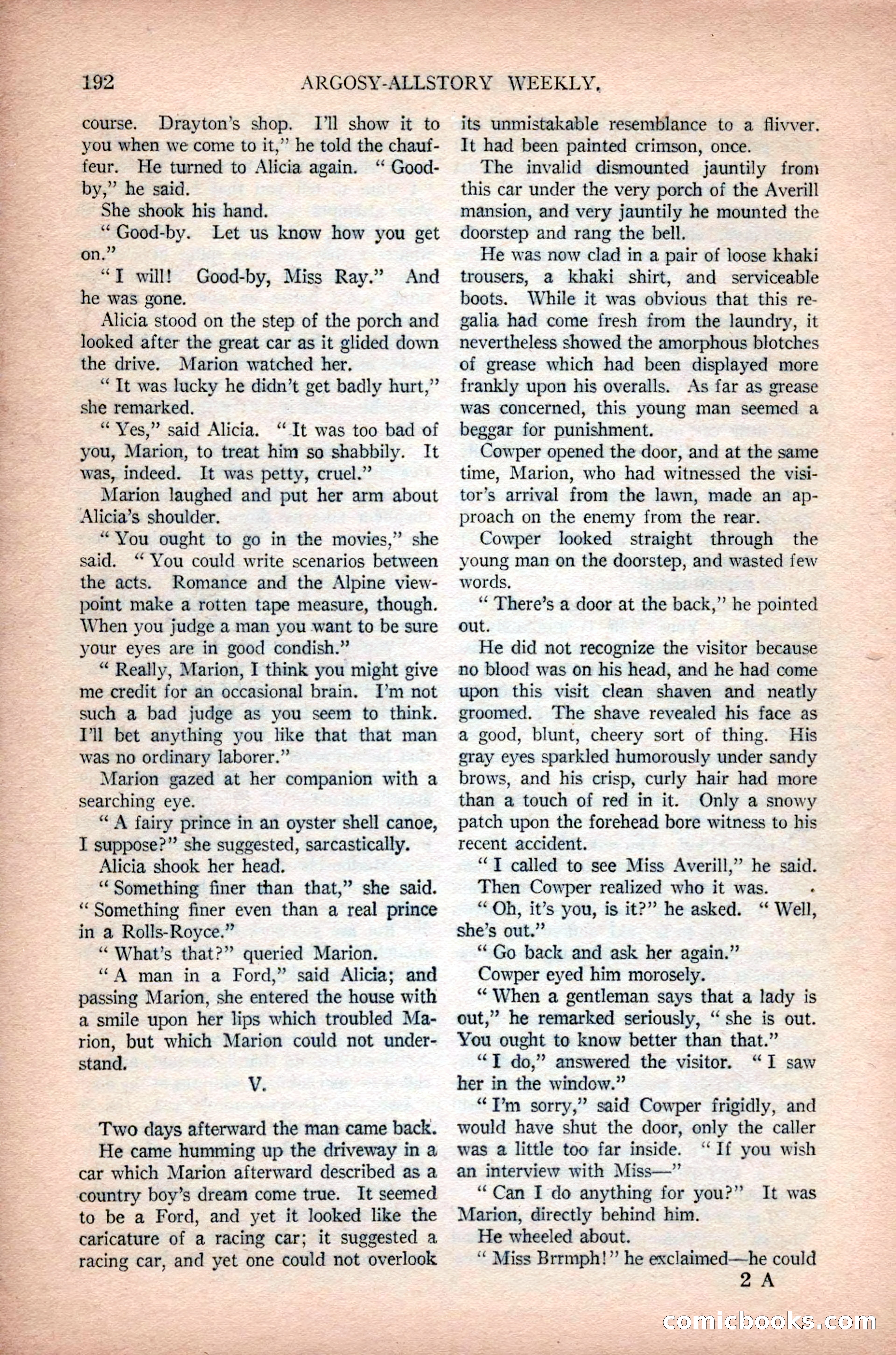 Argosy All-Story Weekly, February 23, 1924 — page 34 of 166