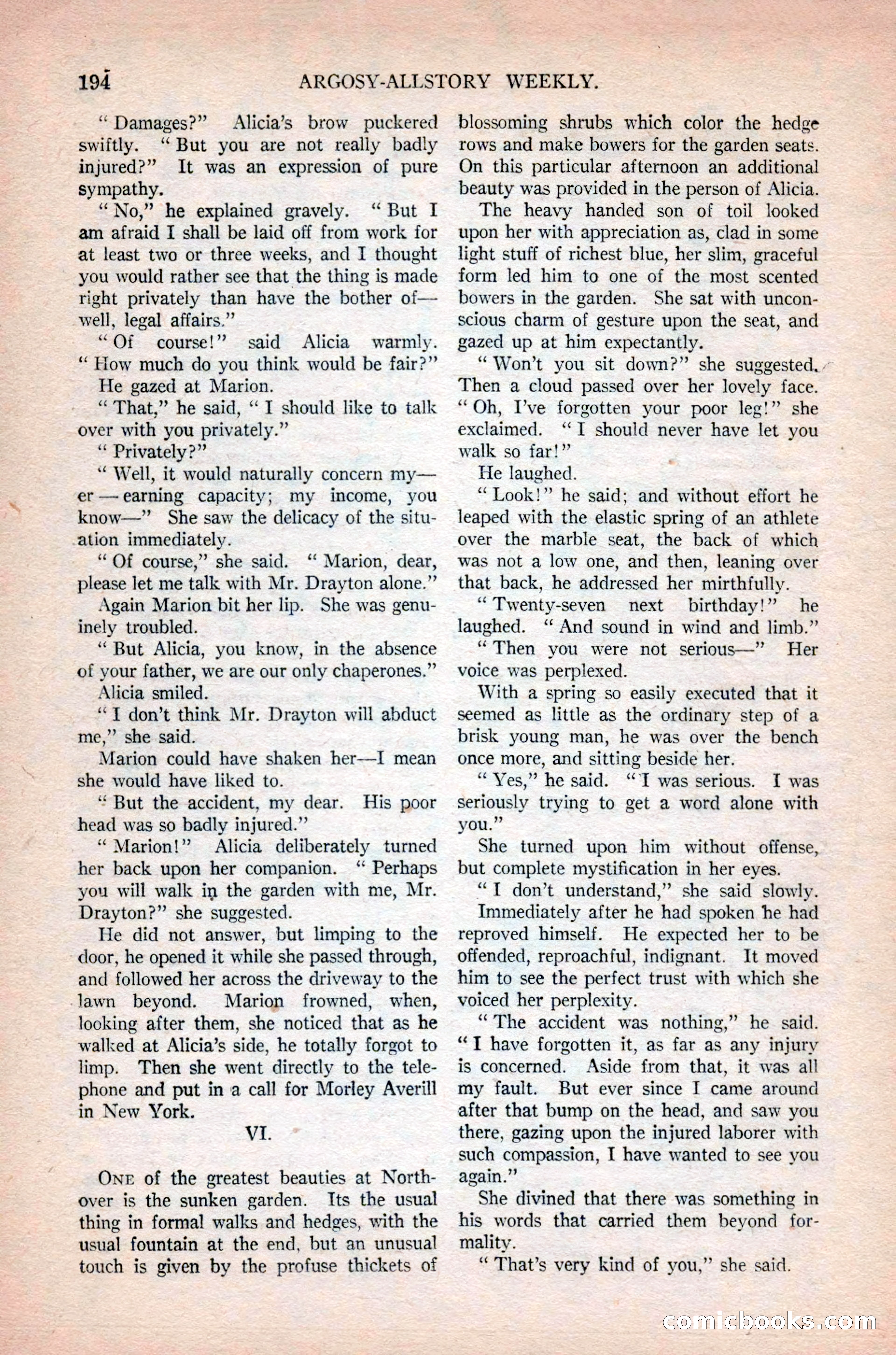 Argosy All-Story Weekly, February 23, 1924 — page 36 of 166