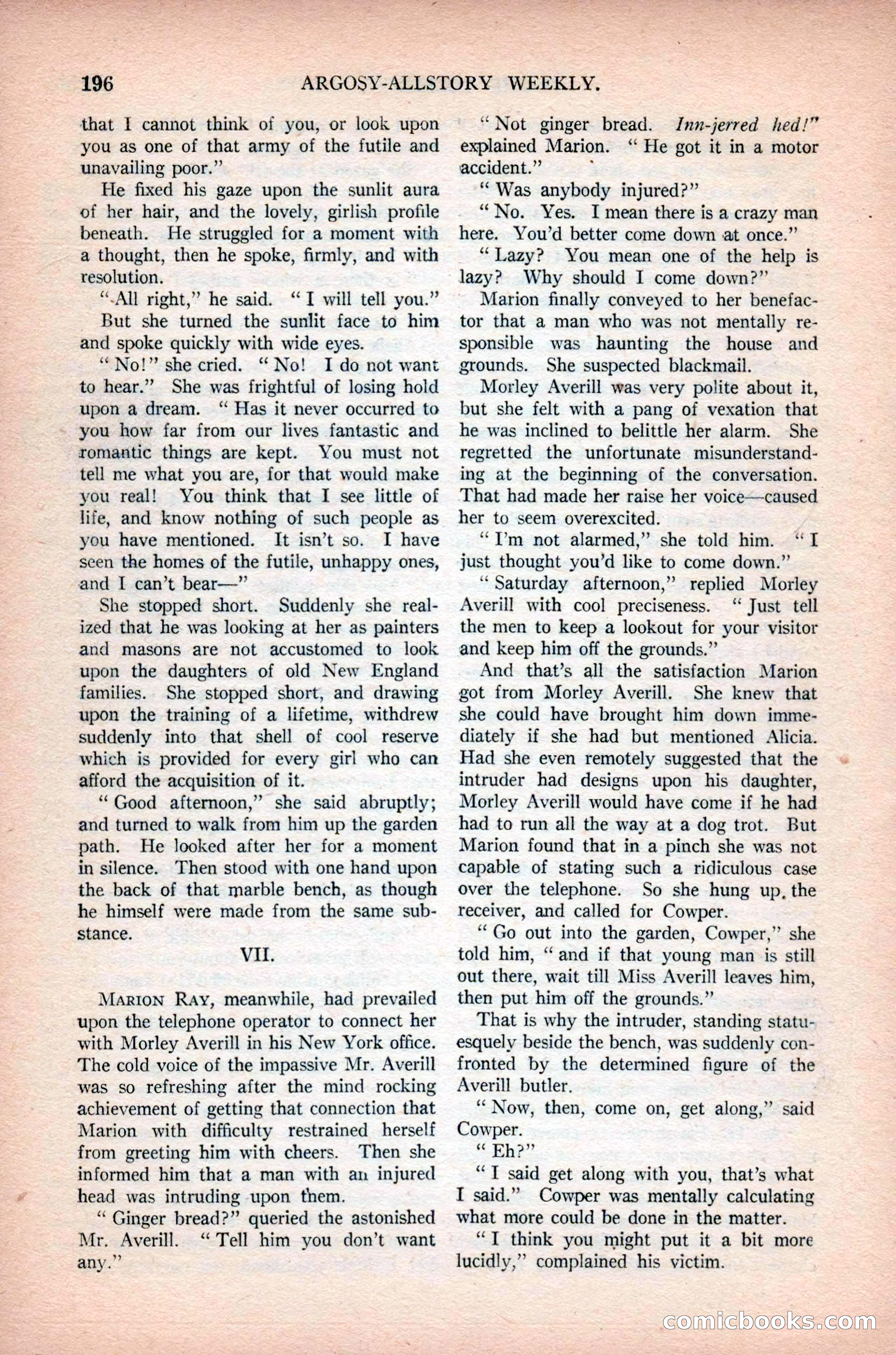 Argosy All-Story Weekly, February 23, 1924 — page 38 of 166
