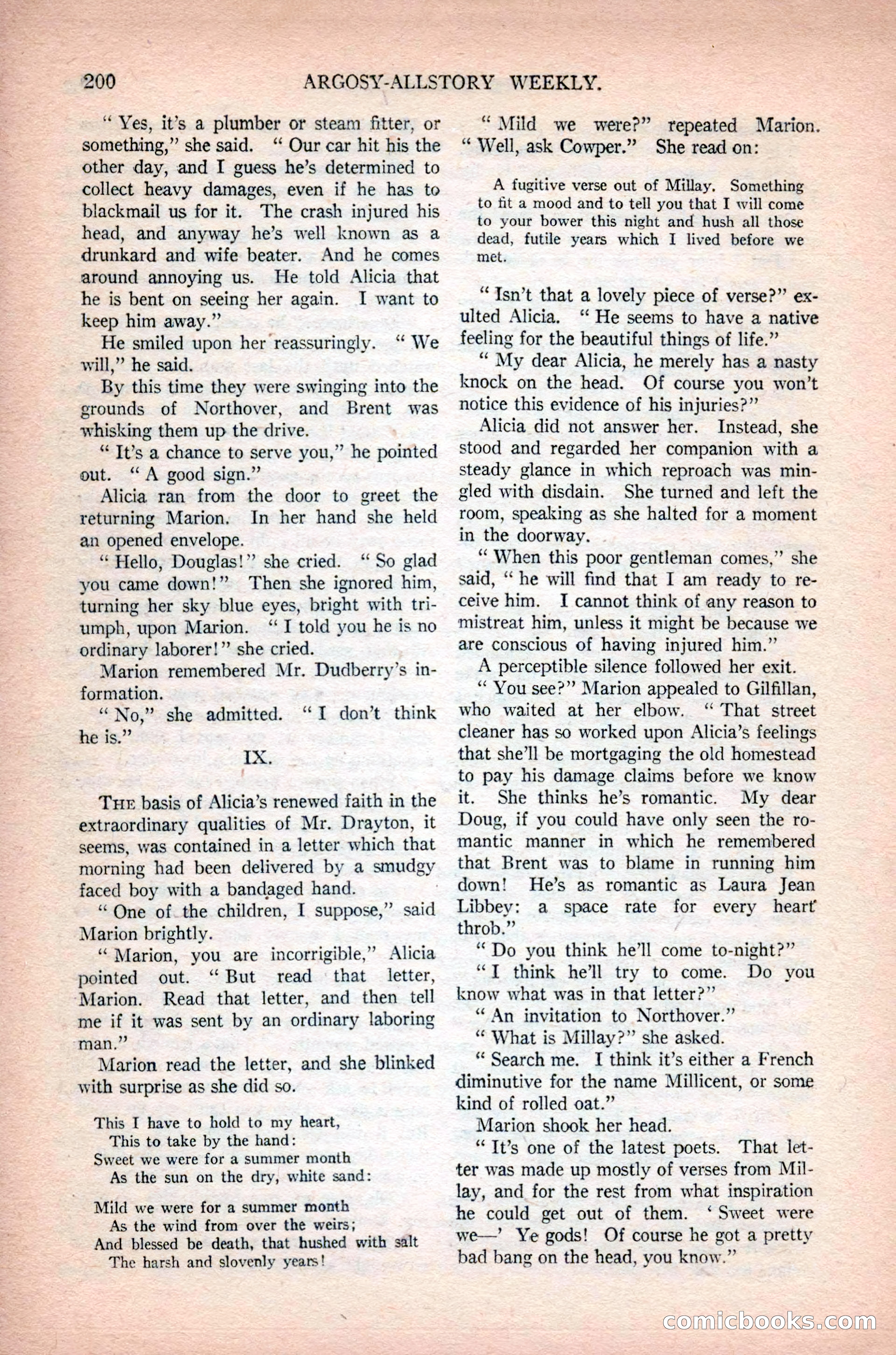 Argosy All-Story Weekly, February 23, 1924 — page 42 of 166