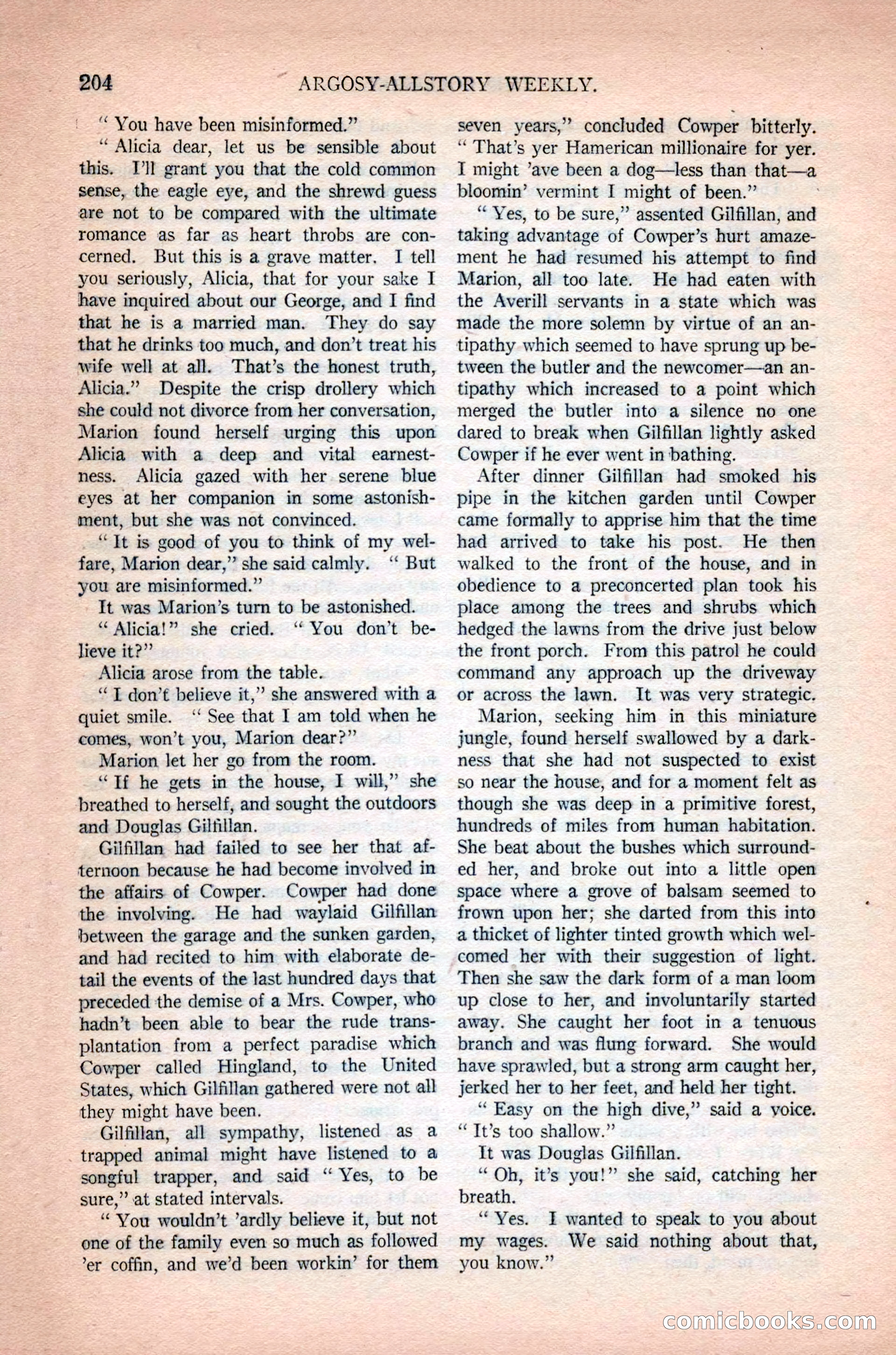 Argosy All-Story Weekly, February 23, 1924 — page 46 of 166