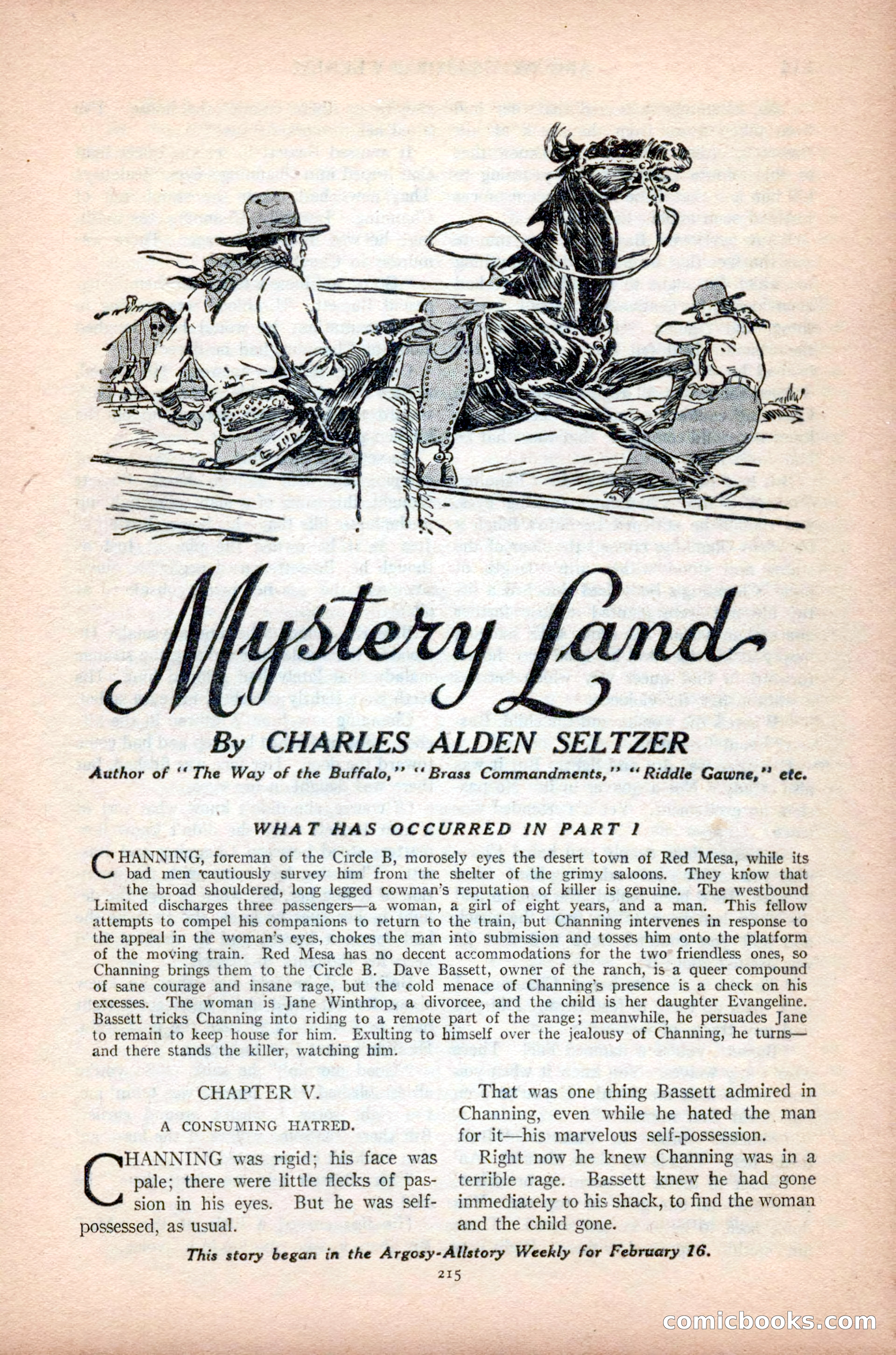 Argosy All-Story Weekly, February 23, 1924 — page 57 of 166