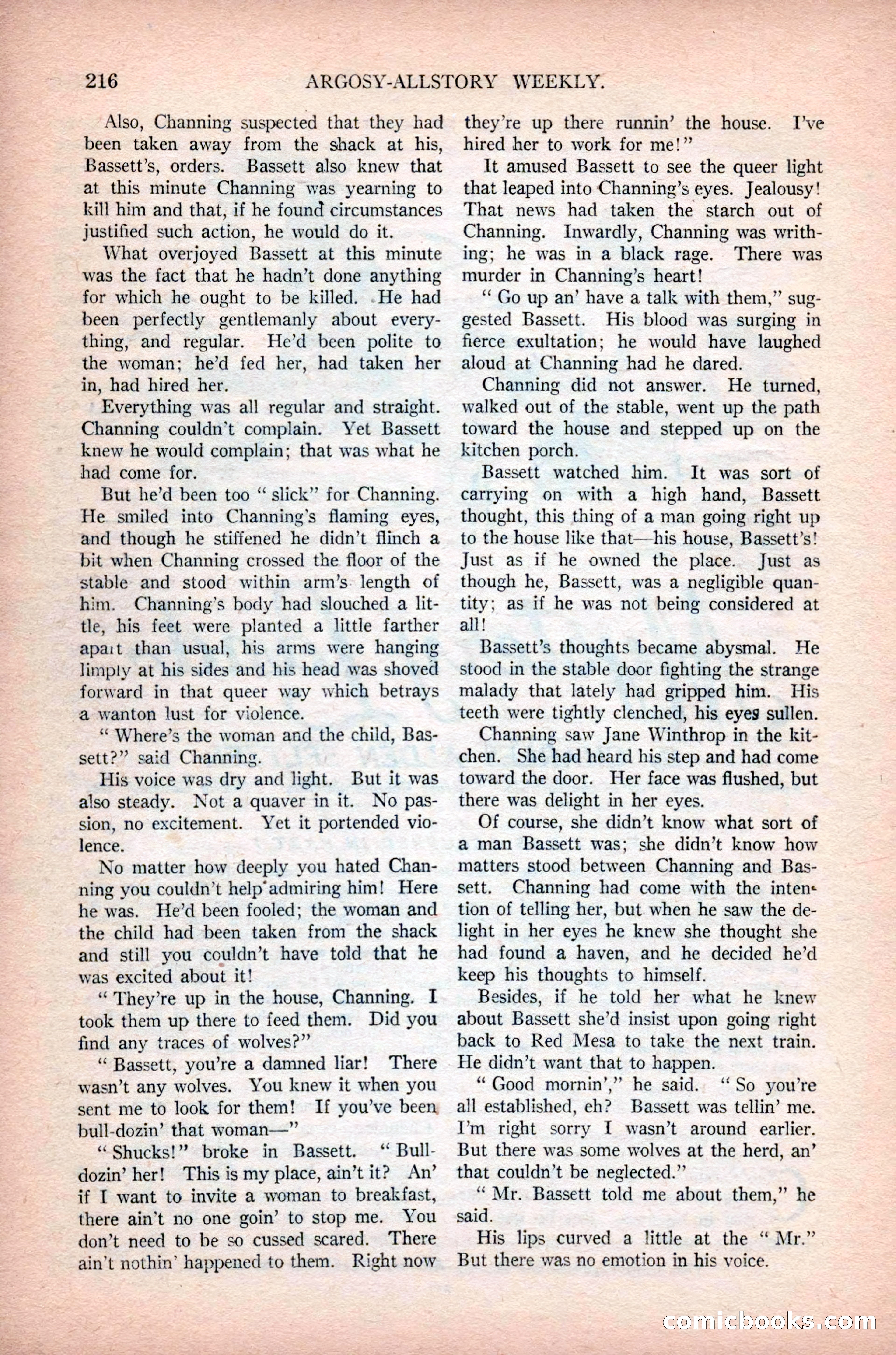 Argosy All-Story Weekly, February 23, 1924 — page 58 of 166