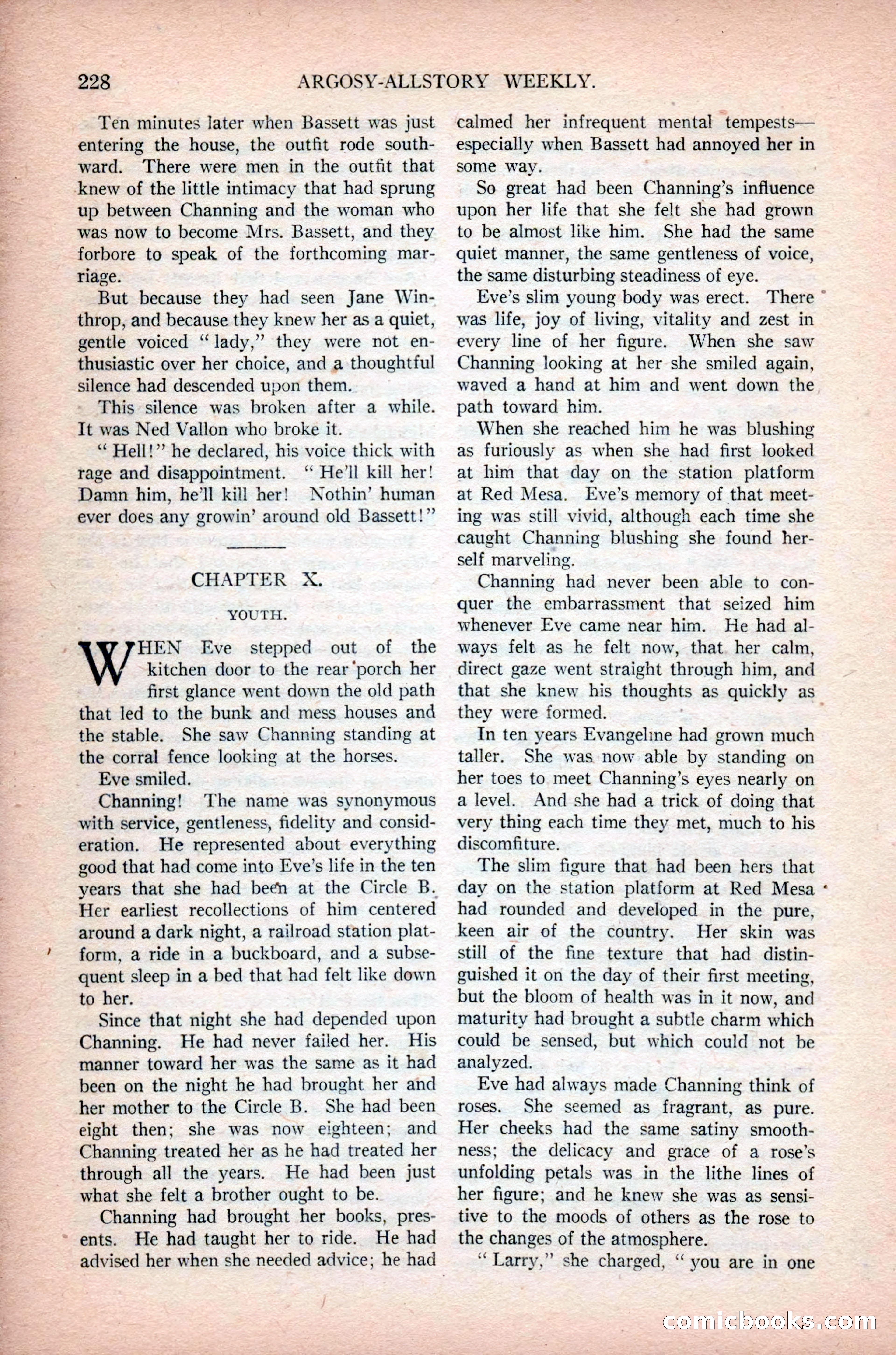 Argosy All-Story Weekly, February 23, 1924 — page 70 of 166