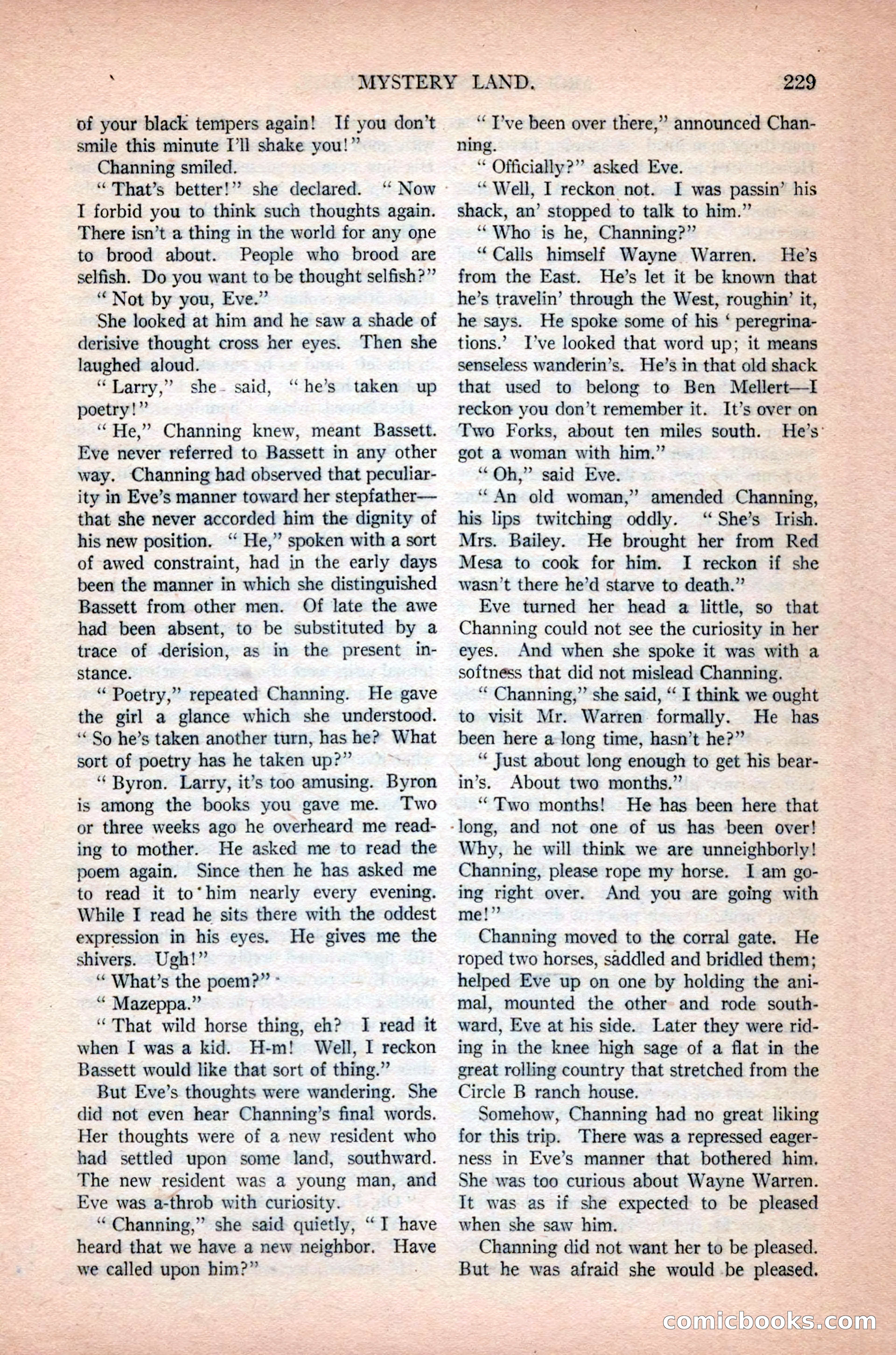Argosy All-Story Weekly, February 23, 1924 — page 71 of 166