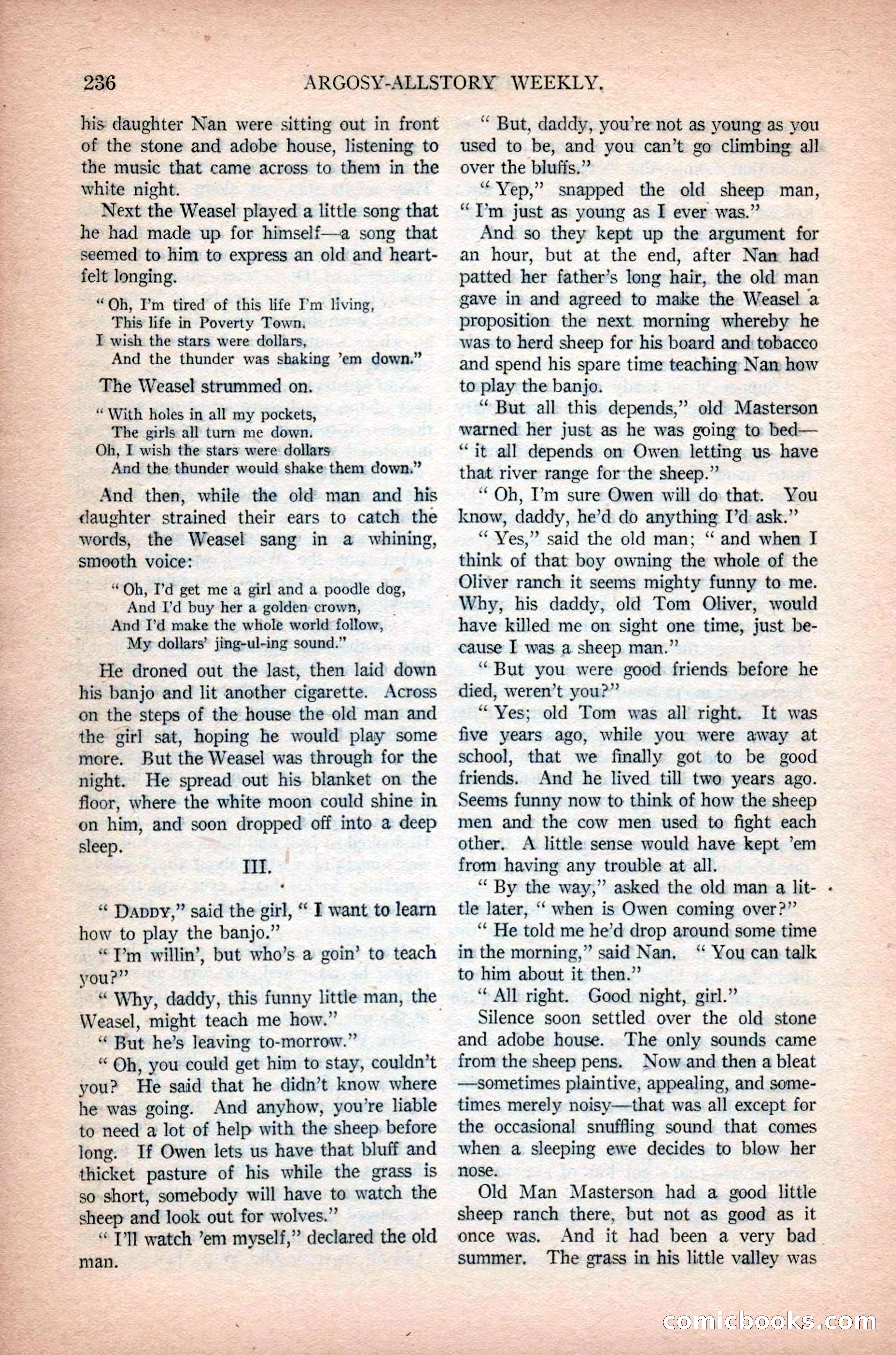 Argosy All-Story Weekly, February 23, 1924 — page 78 of 166