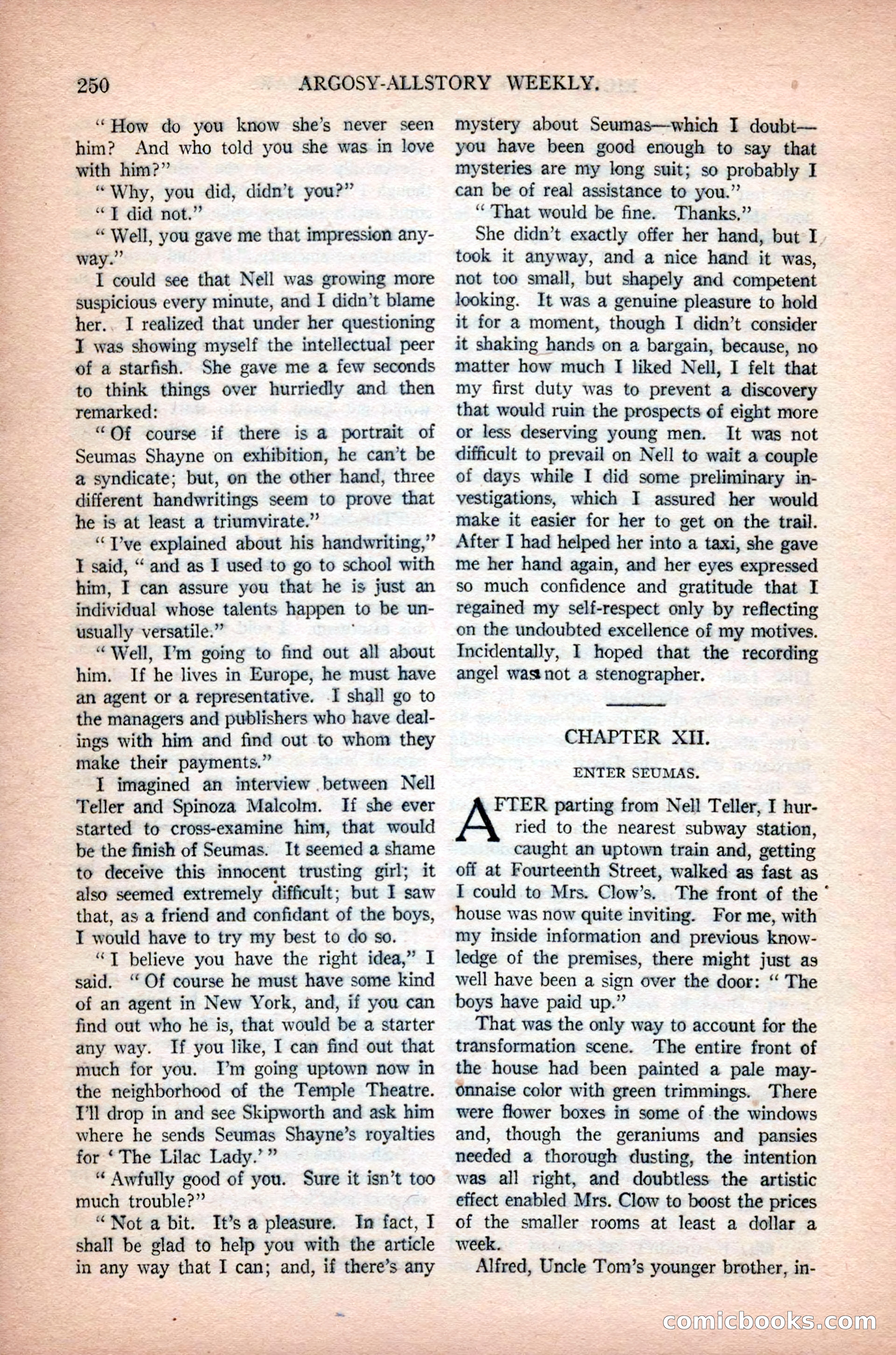 Argosy All-Story Weekly, February 23, 1924 — page 92 of 166
