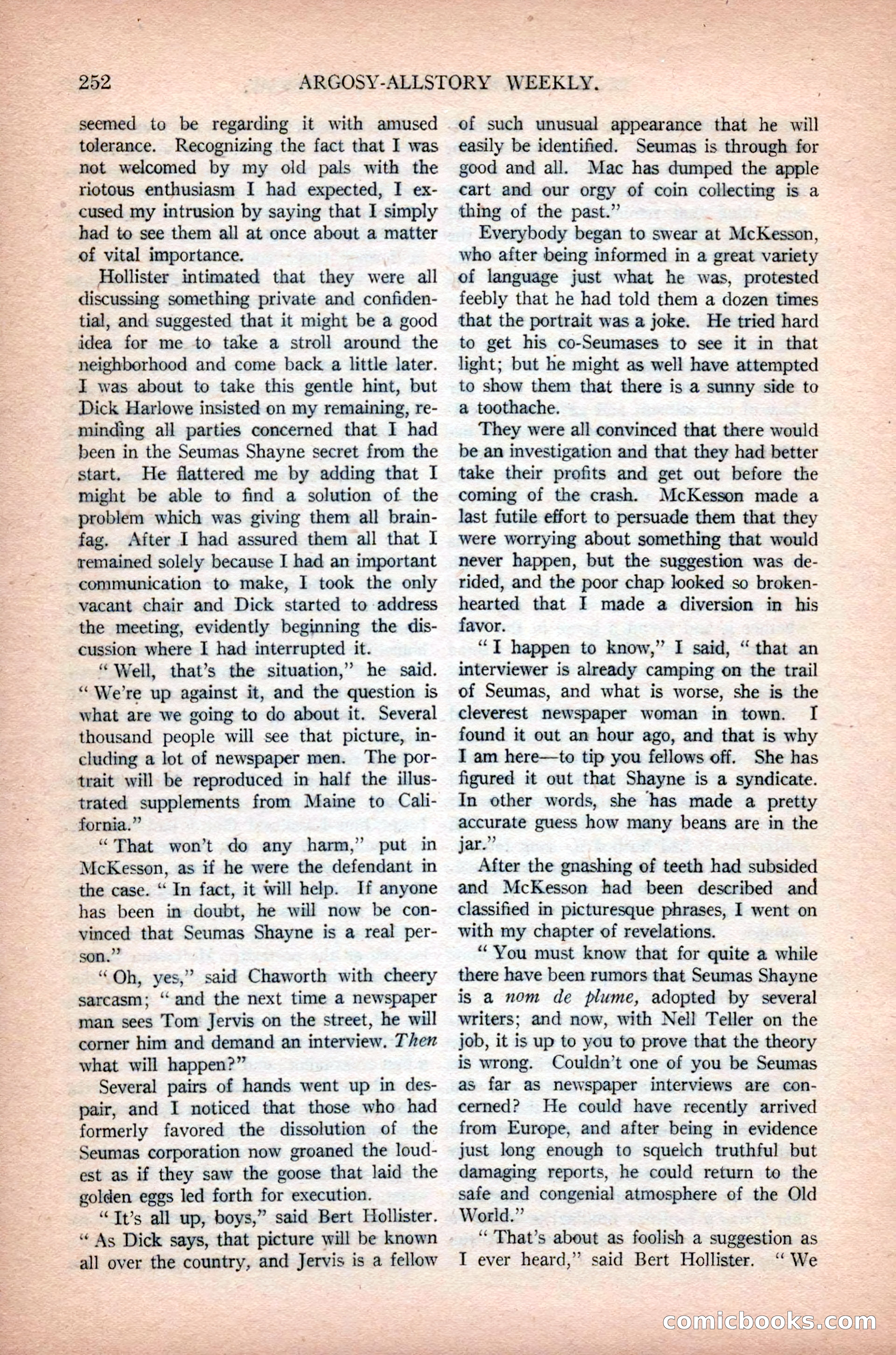 Argosy All-Story Weekly, February 23, 1924 — page 94 of 166