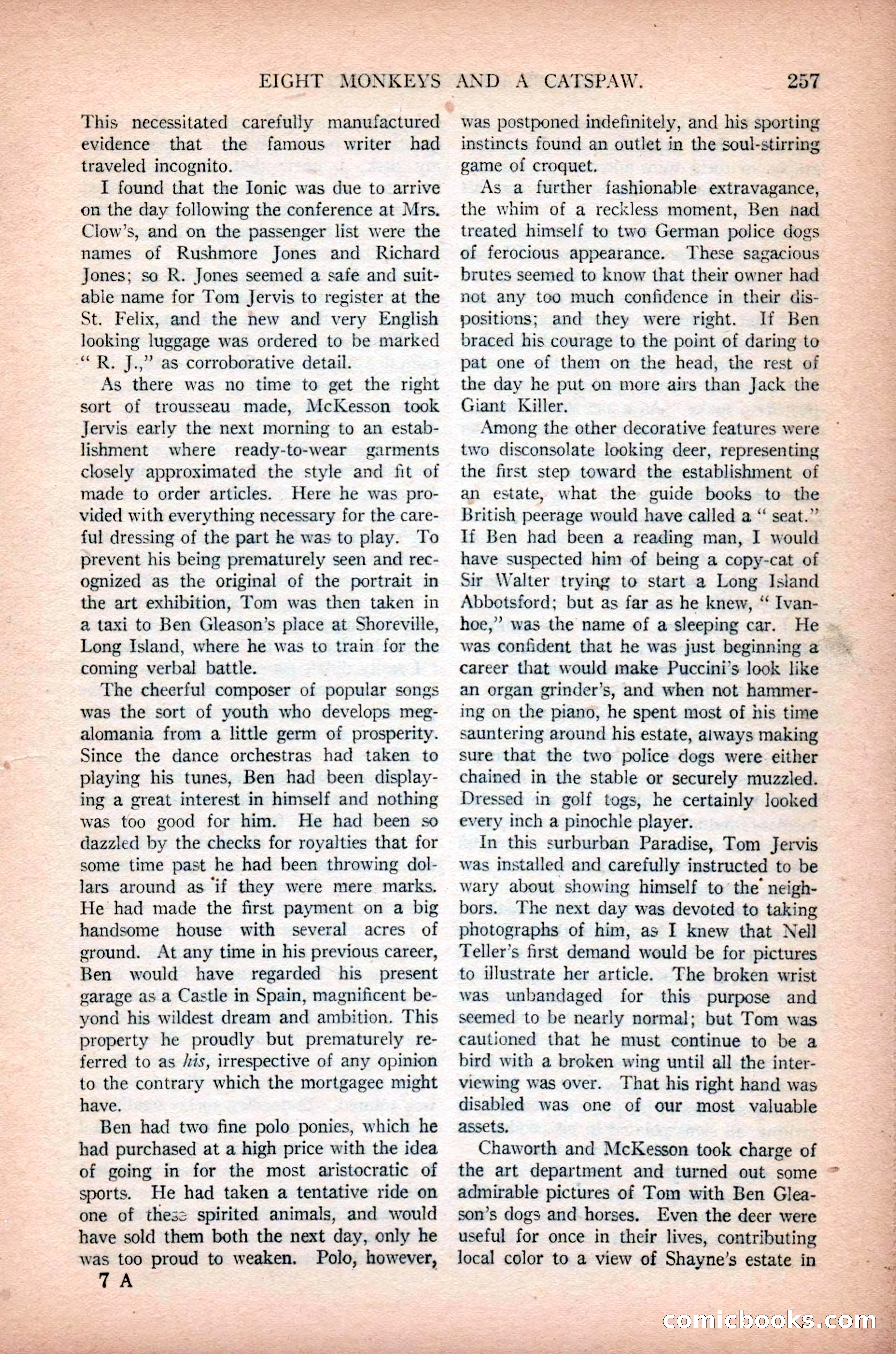 Argosy All-Story Weekly, February 23, 1924 — page 99 of 166