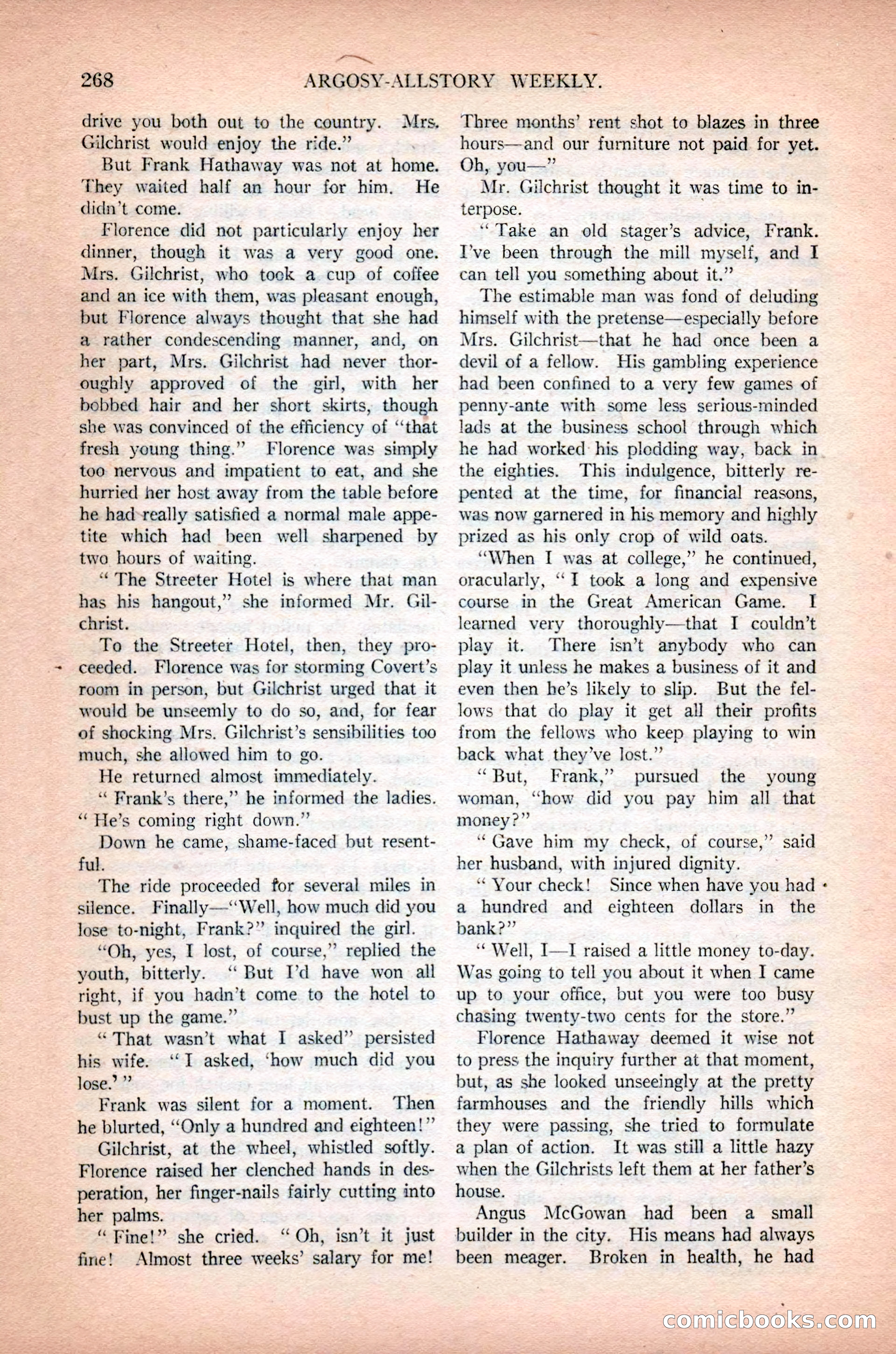 Argosy All-Story Weekly, February 23, 1924 — page 110 of 166