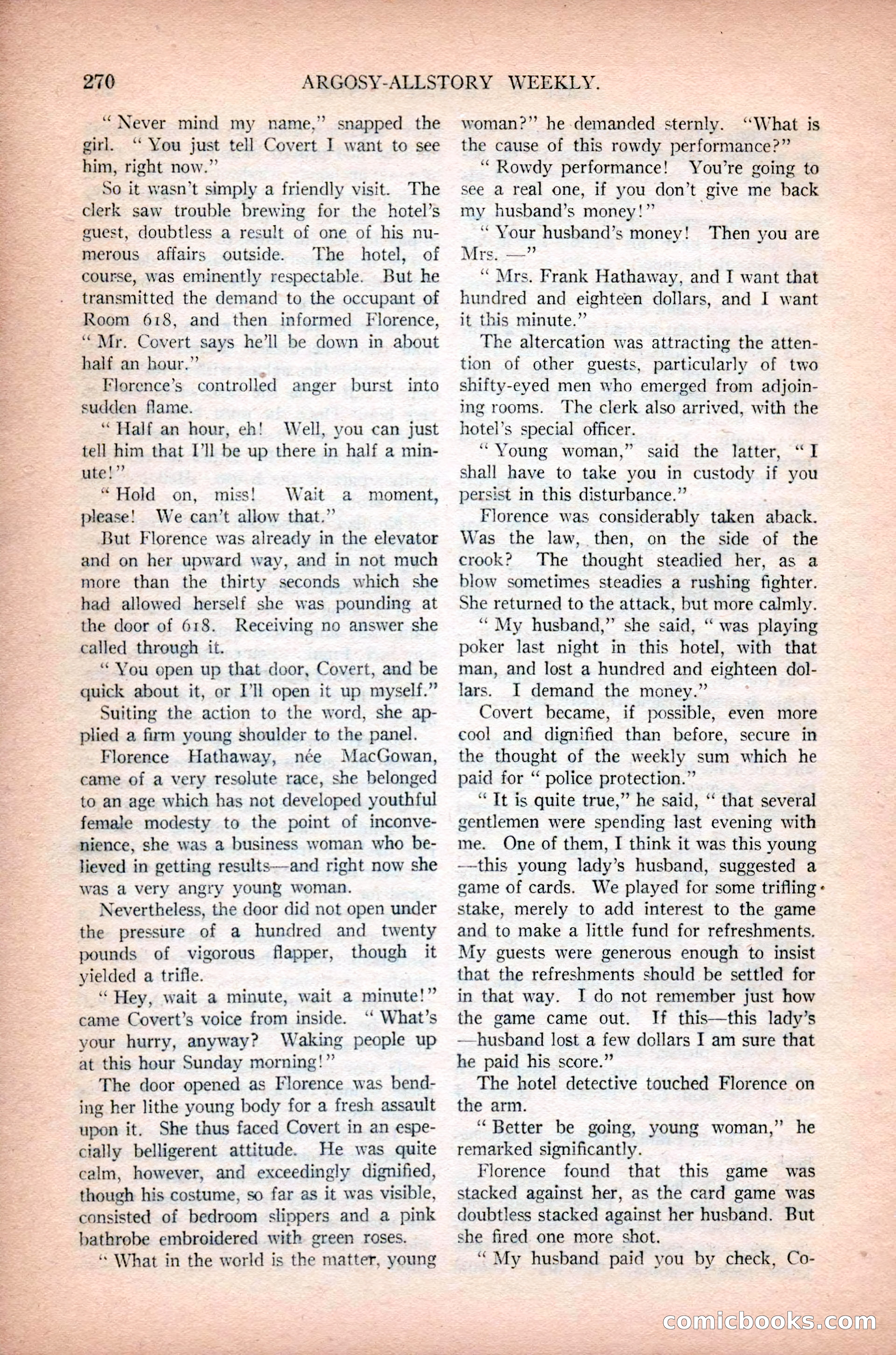 Argosy All-Story Weekly, February 23, 1924 — page 112 of 166