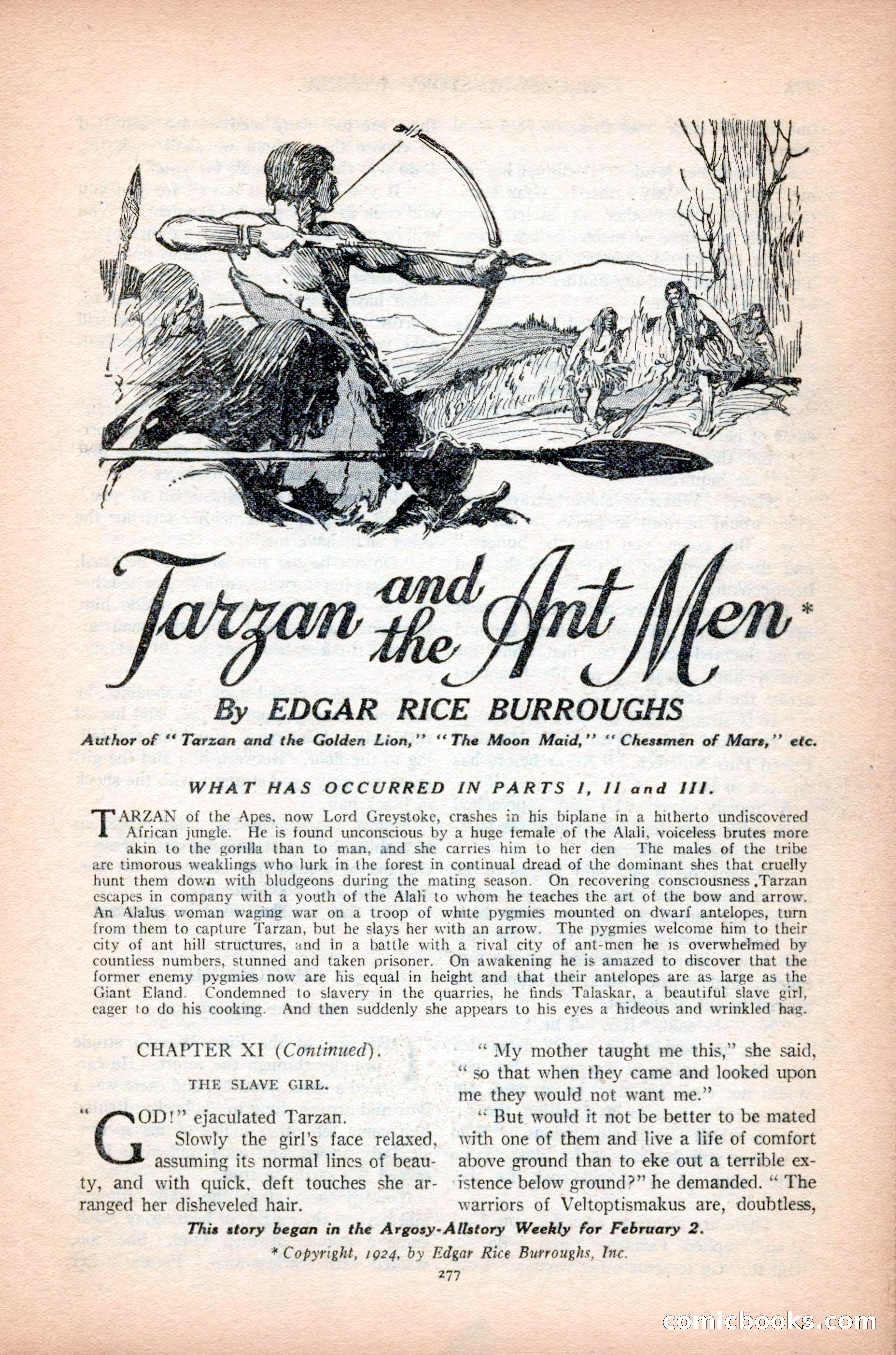 Argosy All-Story Weekly, February 23, 1924 — page 119 of 166