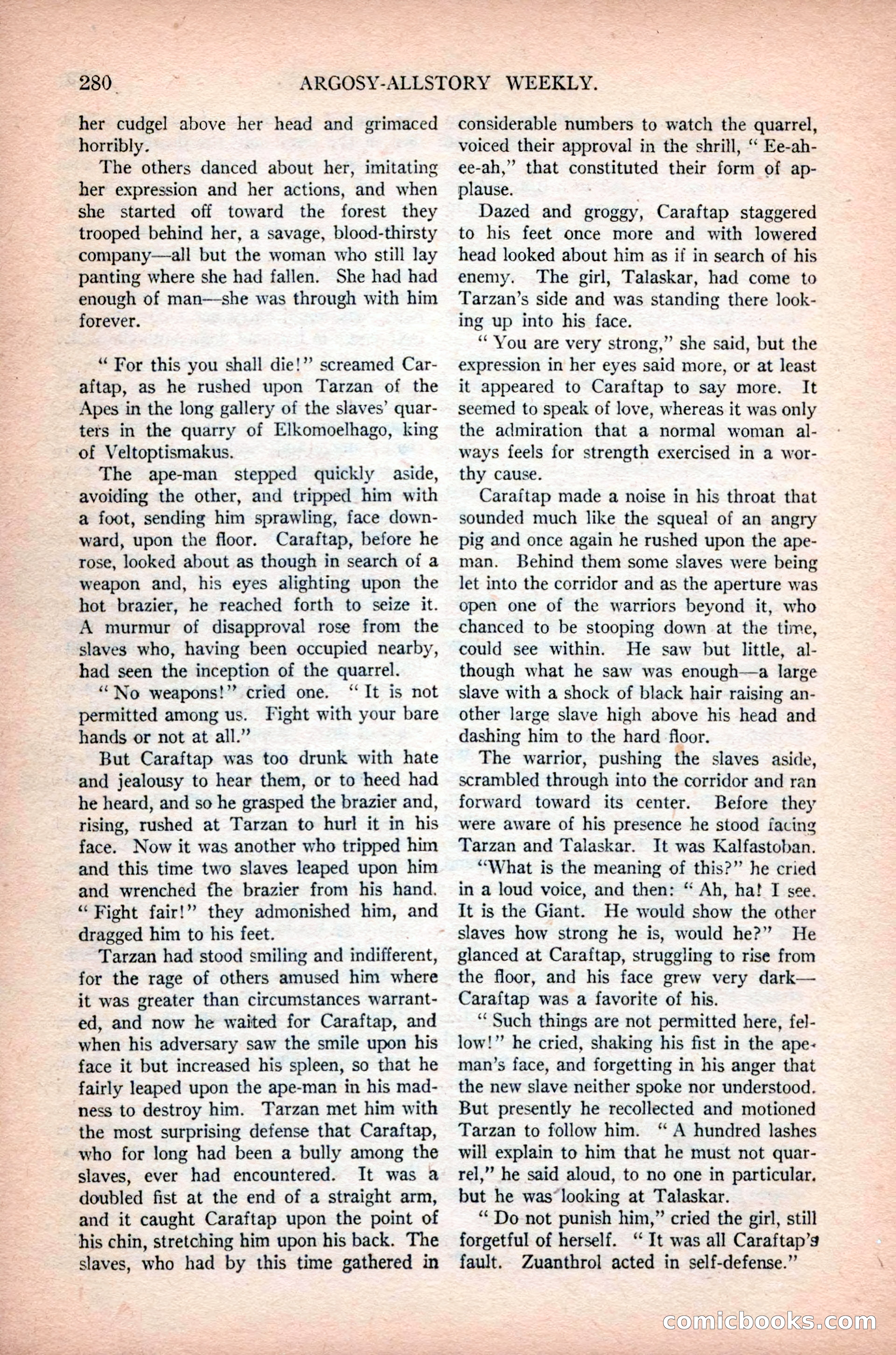 Argosy All-Story Weekly, February 23, 1924 — page 122 of 166